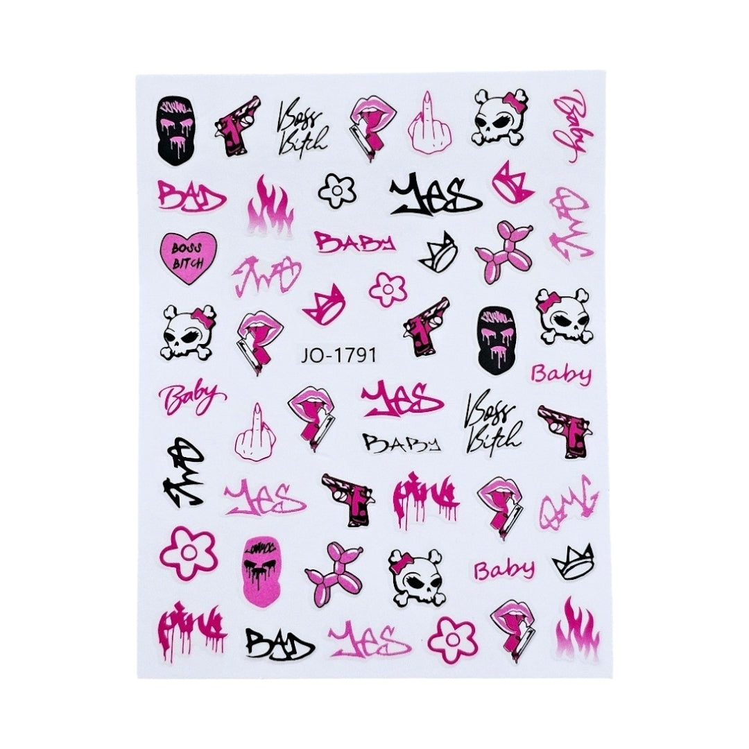 Image of Sticker Unghii Decor 1791