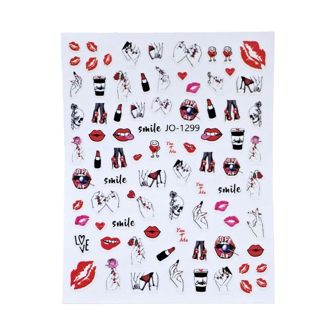 Image of Sticker Unghii Decor 1299
