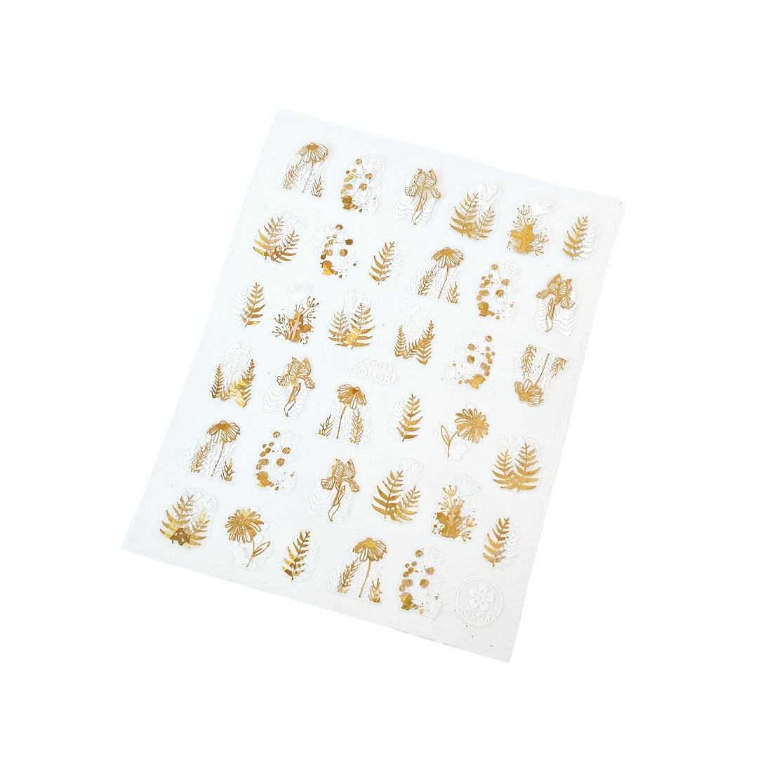 Image of Sticker Unghii,Decor 035 Gold