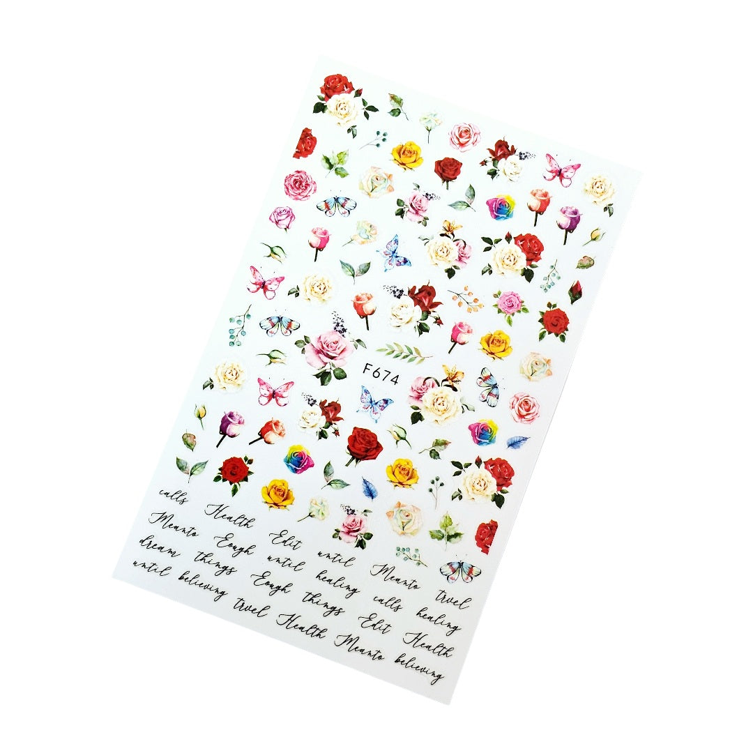 Image of Sticker Unghii,Decor F674