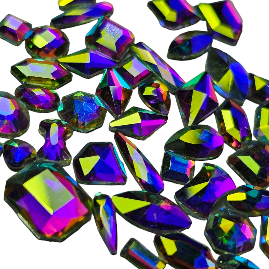 Decor Lux strasuri Cristal multifatetate/diverse forme AB