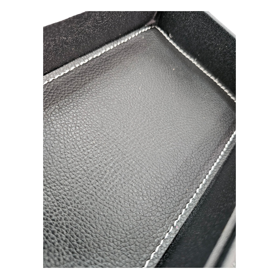 Image of Geanta manichiura compartimentata Negru Lucios