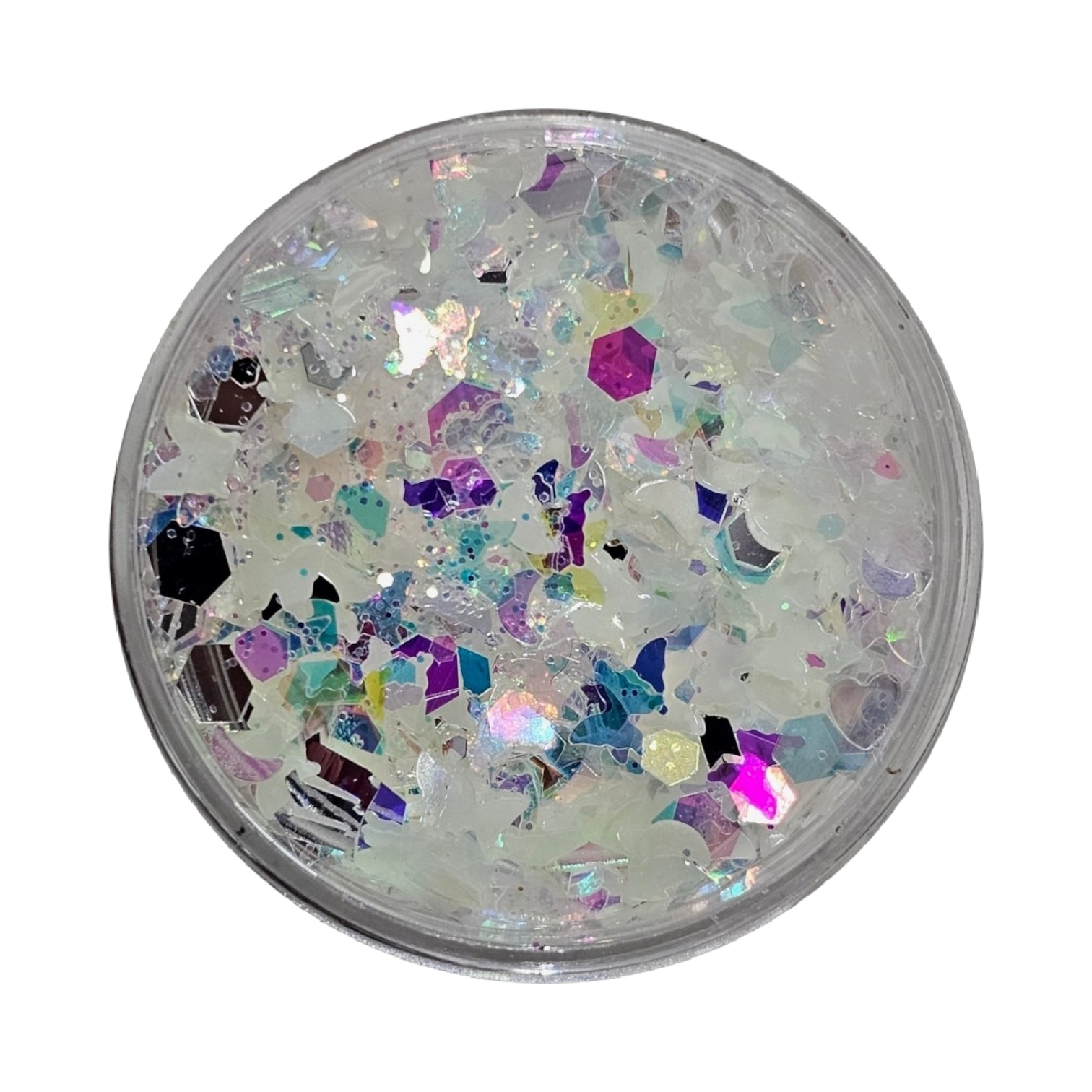 Image of Decor Unghii Glitter WhiteM