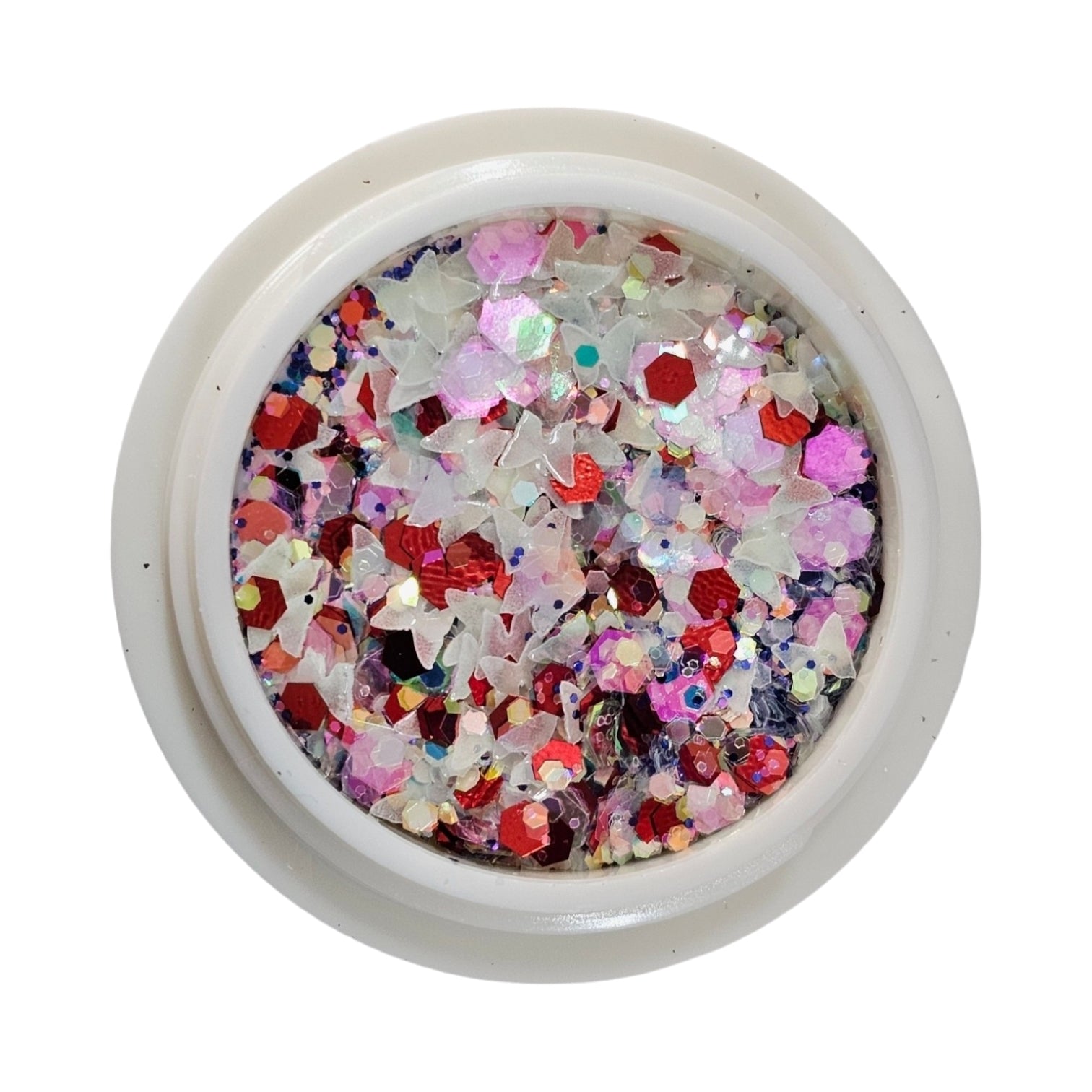 Image of Decor Unghii Glitter WhiteFR