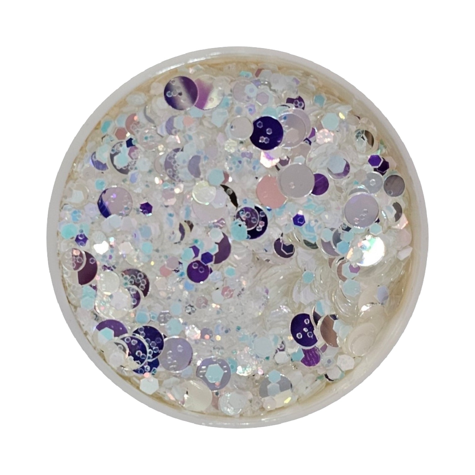 Image of Decor Unghii Glitter WhiteV