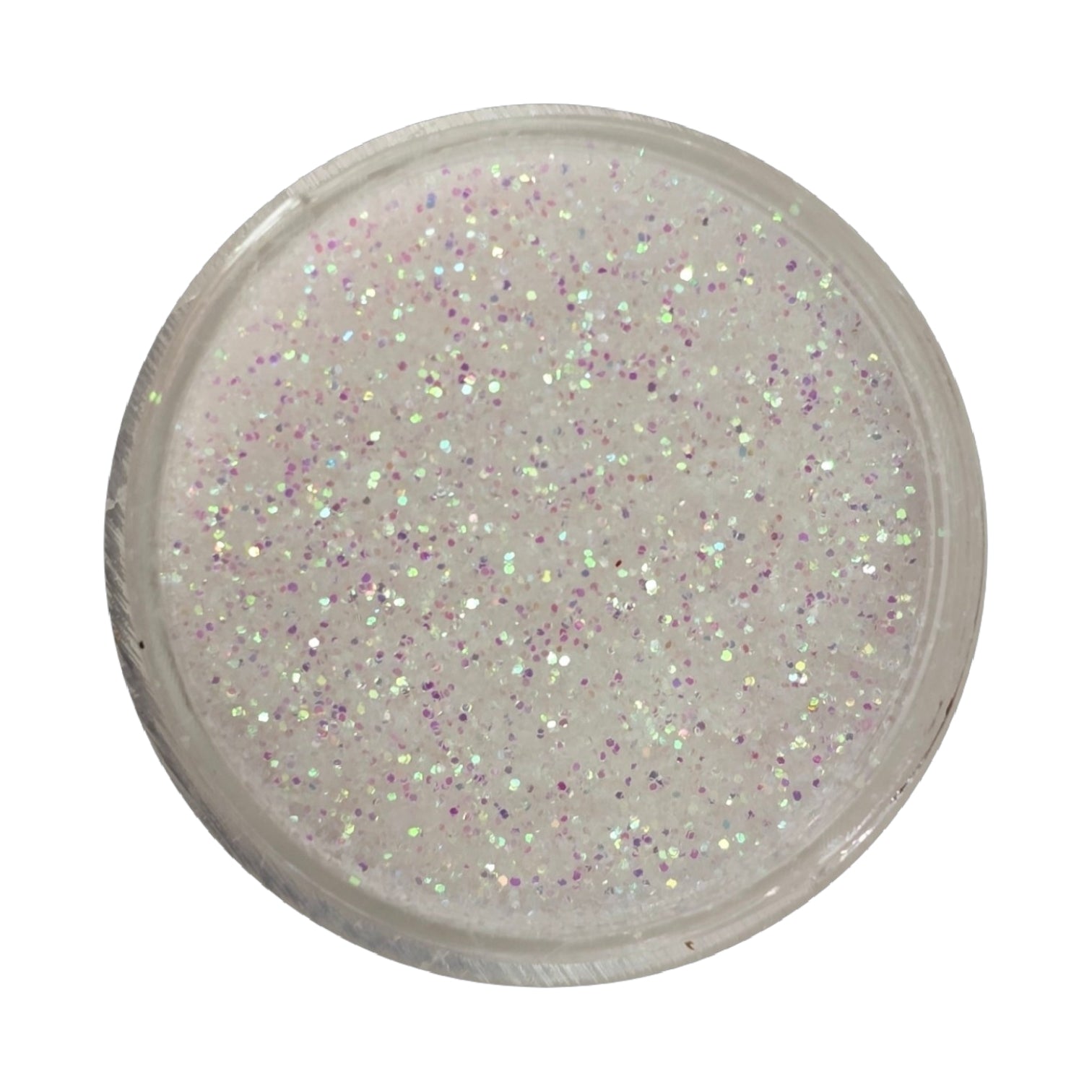 Image of Decor Unghii Glitter White Green WG50