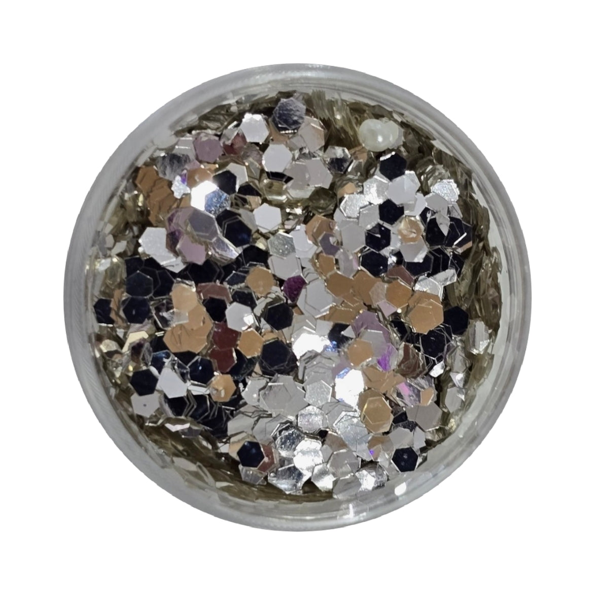 Image of Decor Unghii Forme Silver White FSW