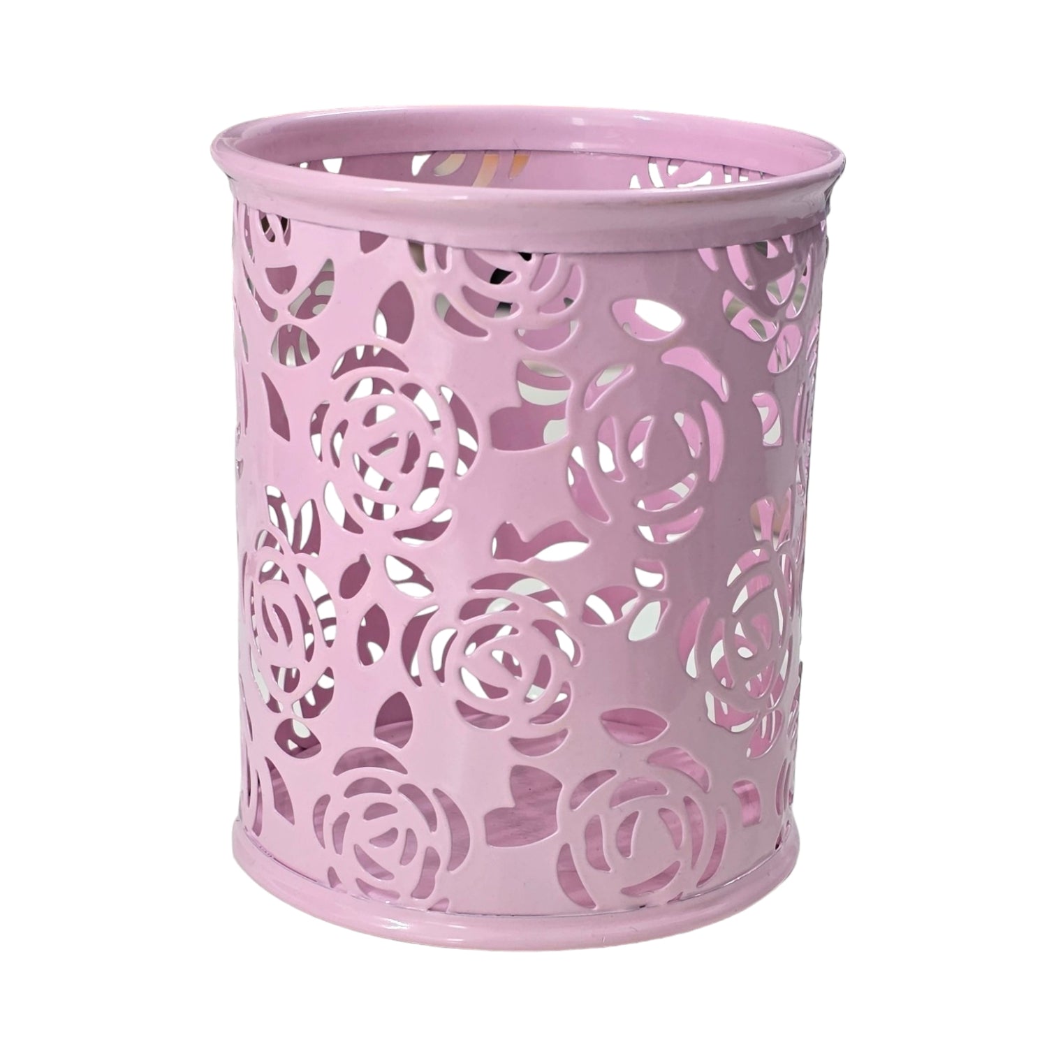 Suport Pensule Rotund Flower Stil Pink