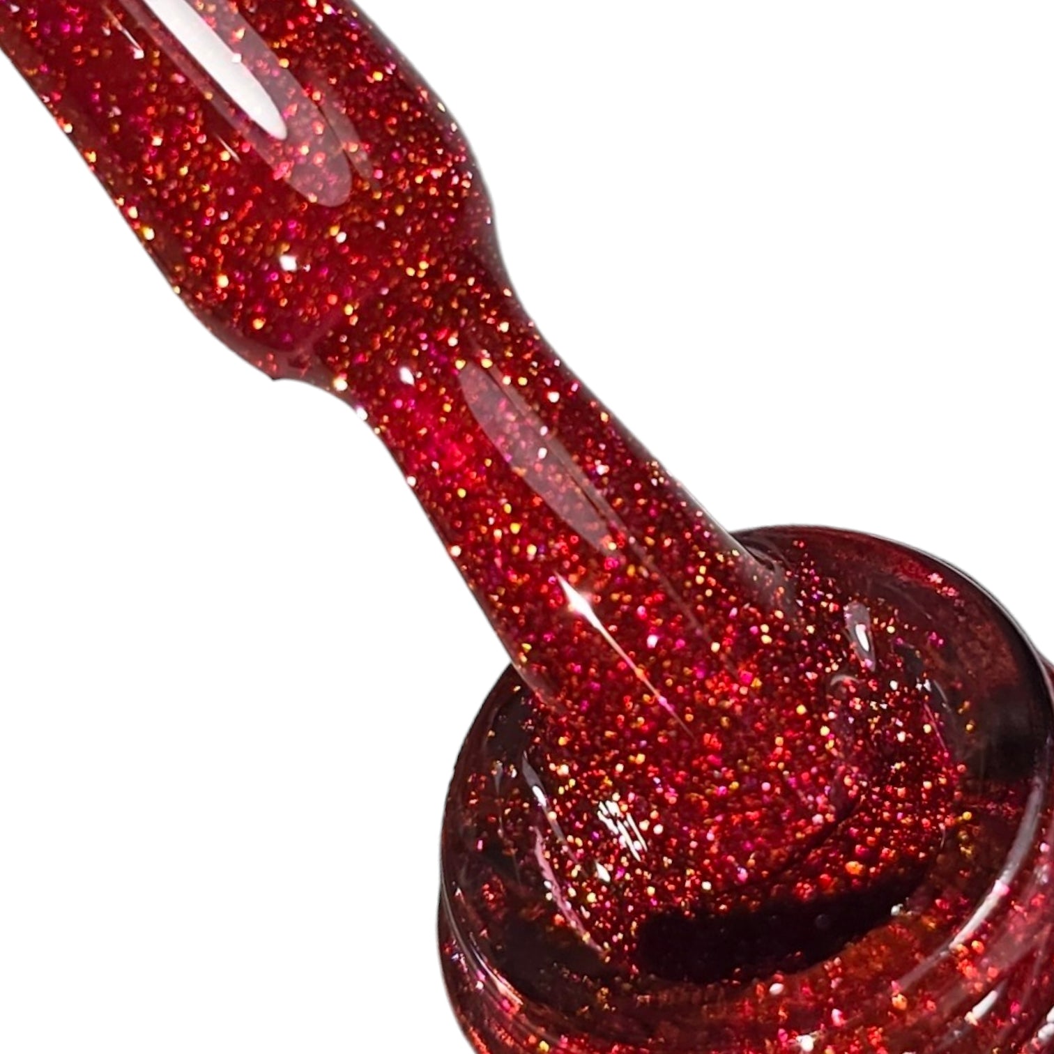 Image of Builder Gel Glitter In Bottle 40 15ml Flash Reflective