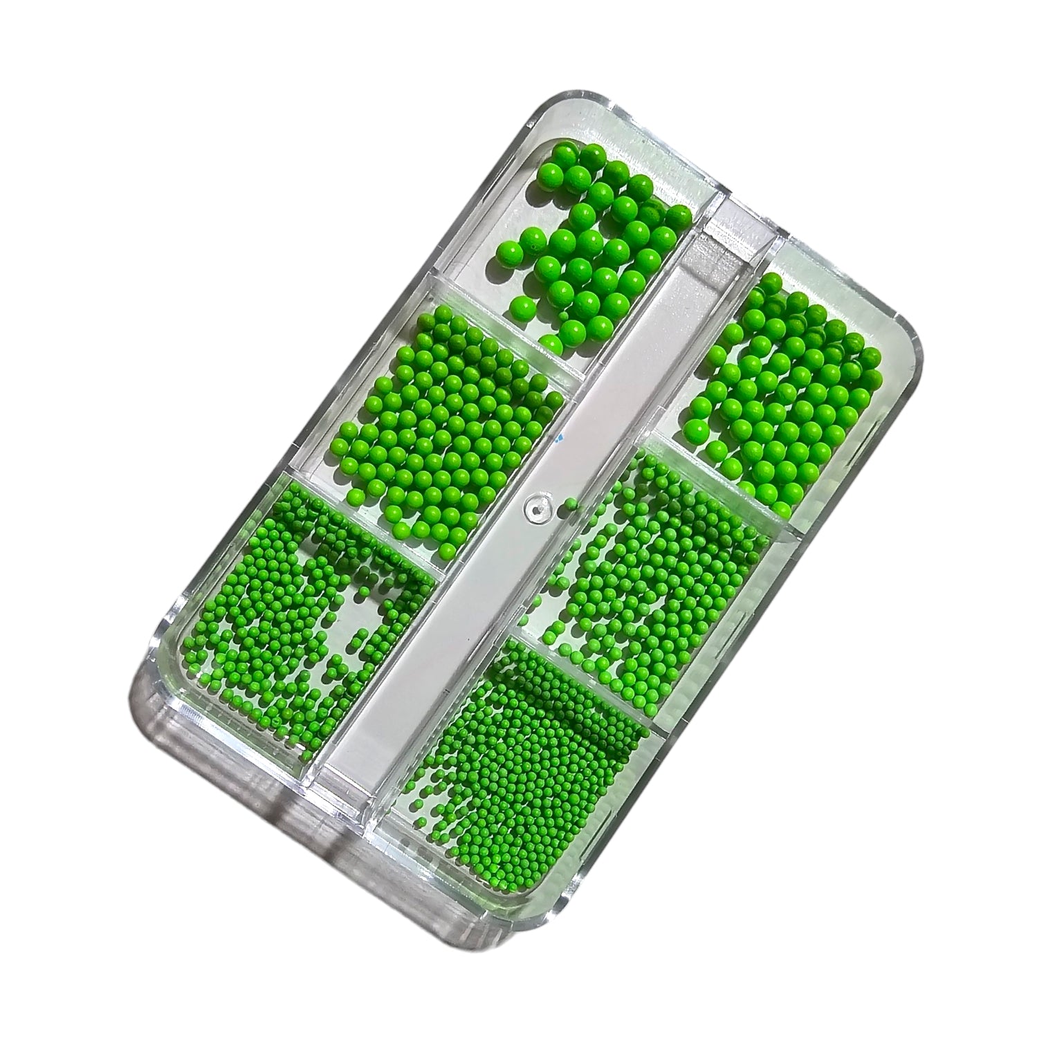 Image of Decor Unghii Caviar Color GreenNeon 1-3mm