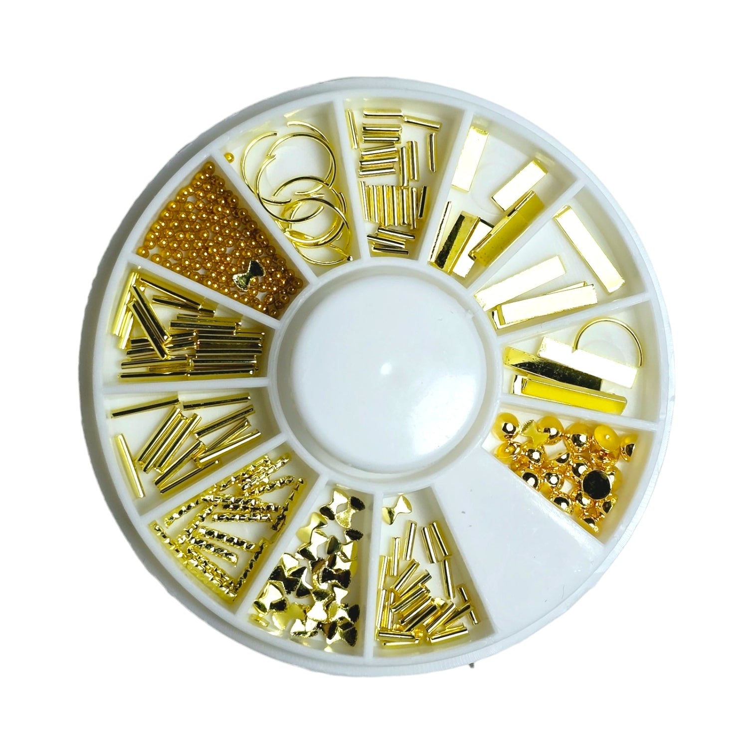 Image of Carusel decor unghii Multiforme gold FEXG