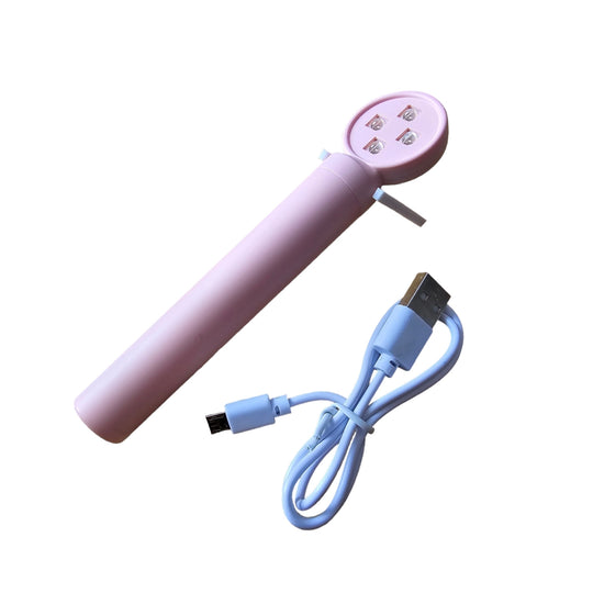 Lampă mini UV/LED Pink 12 W și cablul USB