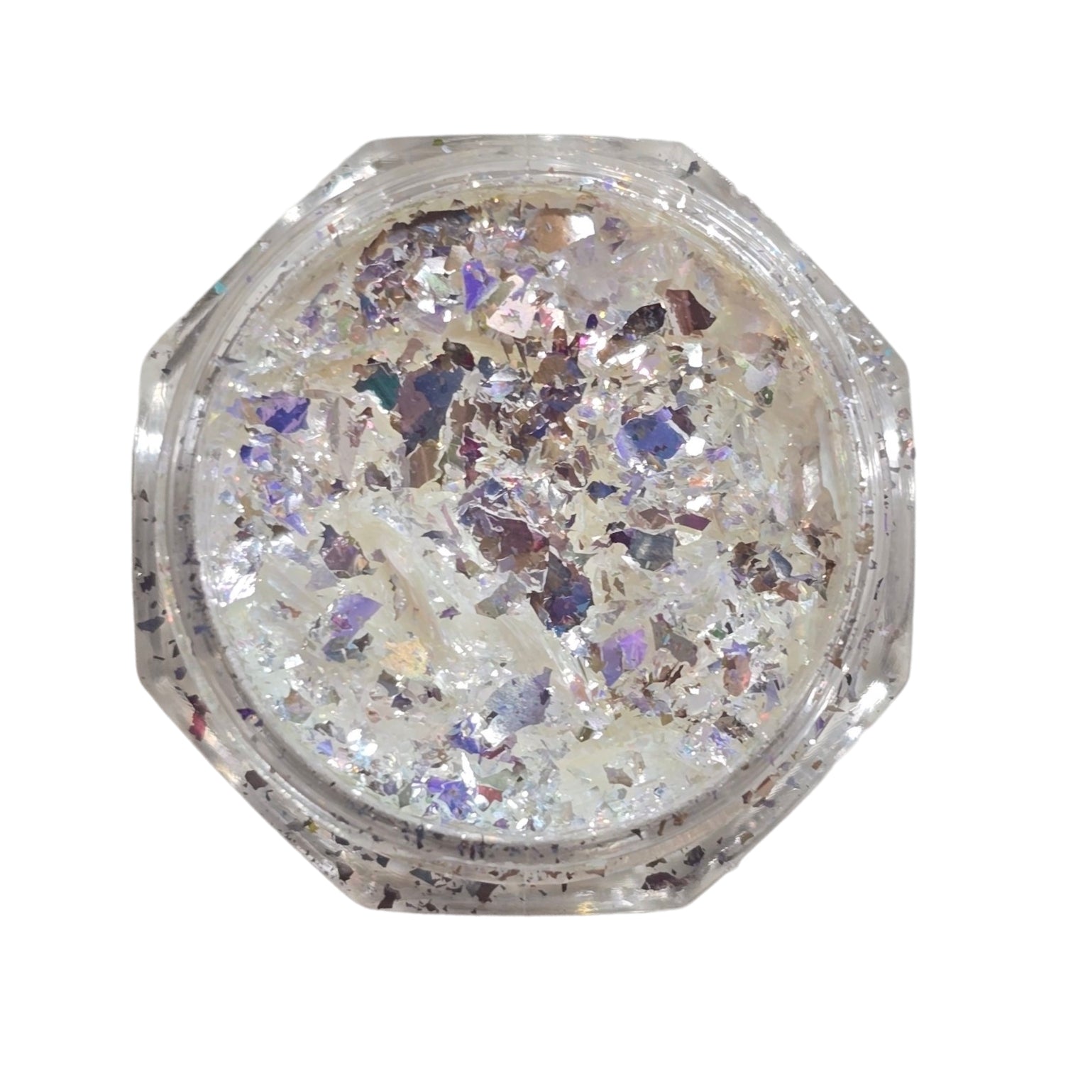 Image of Pigment decor pentru unghii Flakes Luxury Silver YoRk