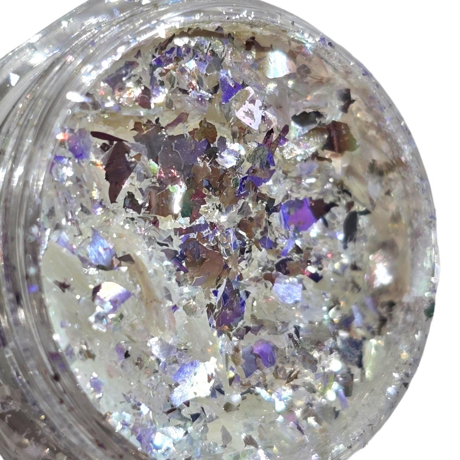 Image of Pigment decor pentru unghii Flakes Luxury Silver YoRk