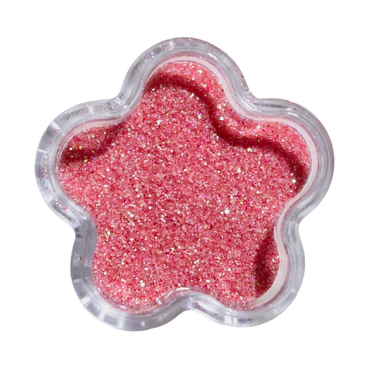Image of Decor Unghii Glitter Corai cu Insertii VERTY