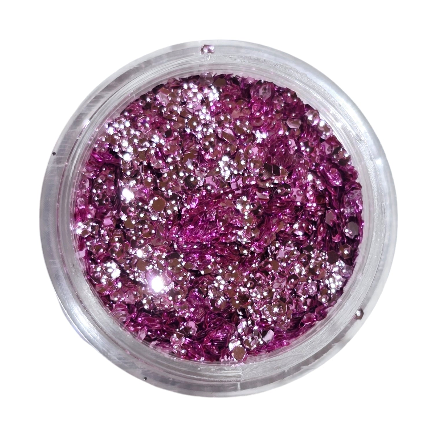 Decor Glitter Unghii Pink Regal UPR