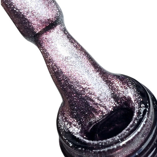 Ojă Cat Eye Mystic Magnetic 14 Coria – mov-gri metalizat pe pensulă