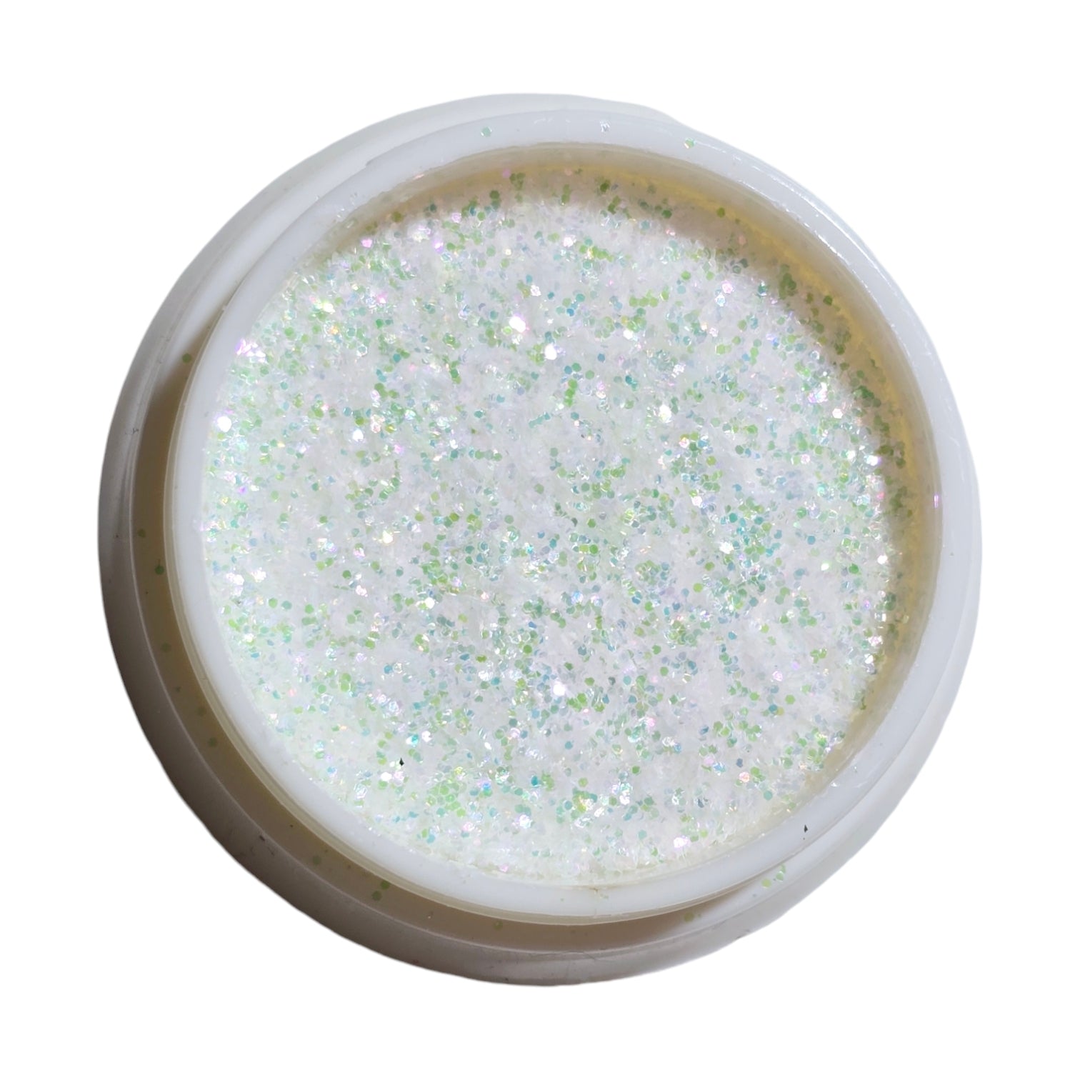 Decor Unghii Glitter White Inserții HASY