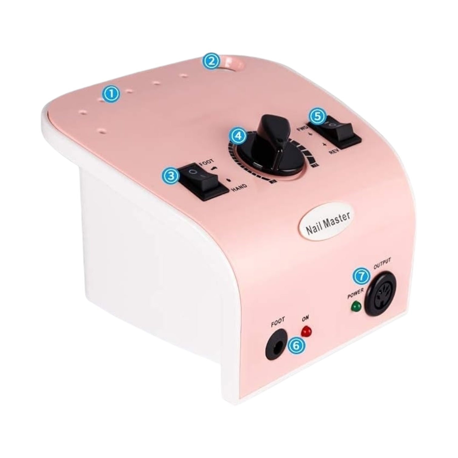 Image of Freza Electrica 35W 35000RPM White Pink