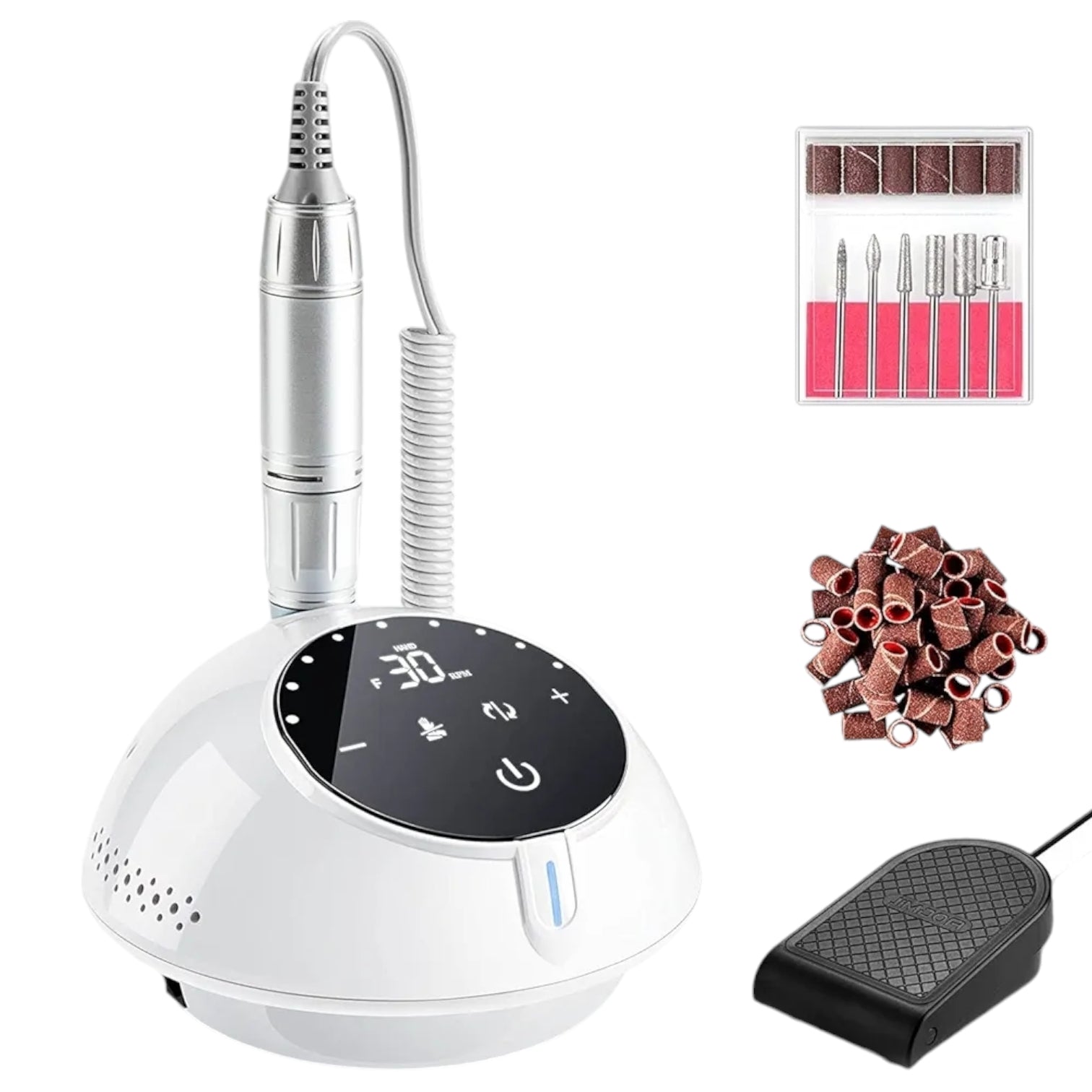 Image of Freza Electrica 35W 35000RPM White (touchscreen)
