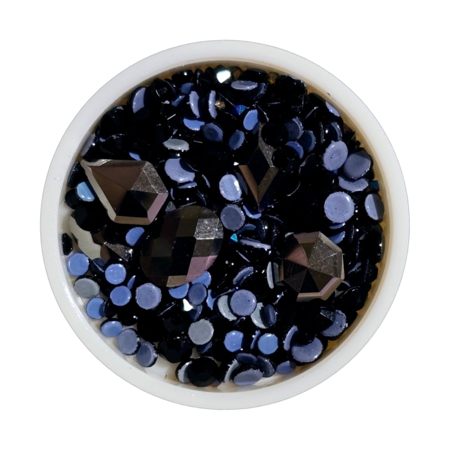 Image of Decor Unghii Strasuri Negre SOLY