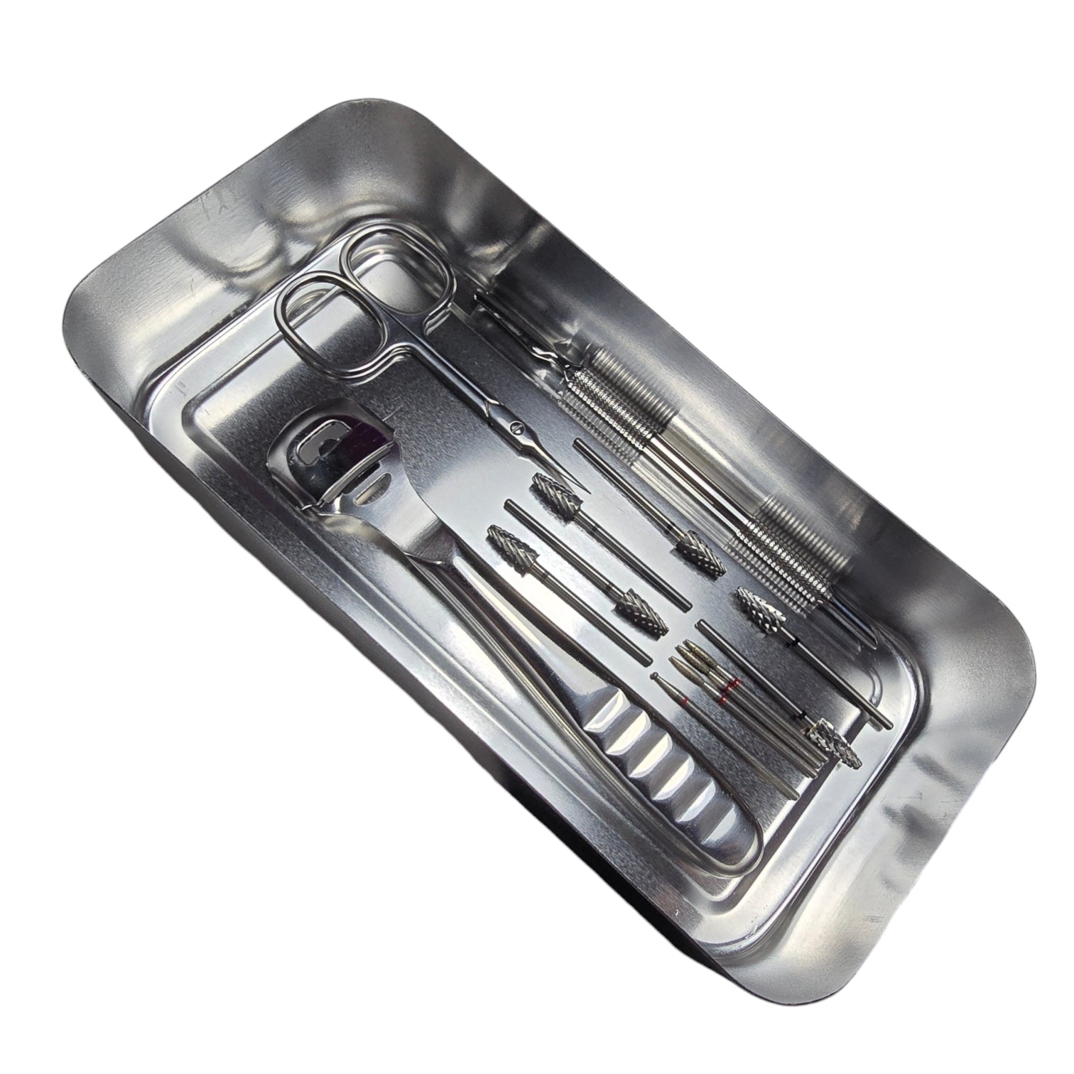 Image of Cutie Sterilizare/Pastrare Instrumente Capete De freza/Bituri Inox BoxAd