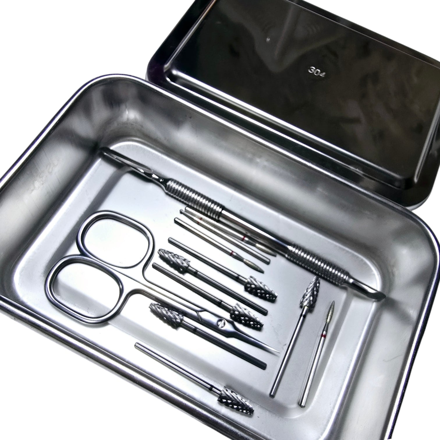 Image of Cutie Sterilizare/Pastrare Instrumente Capete De freza/Bituri Inox CR