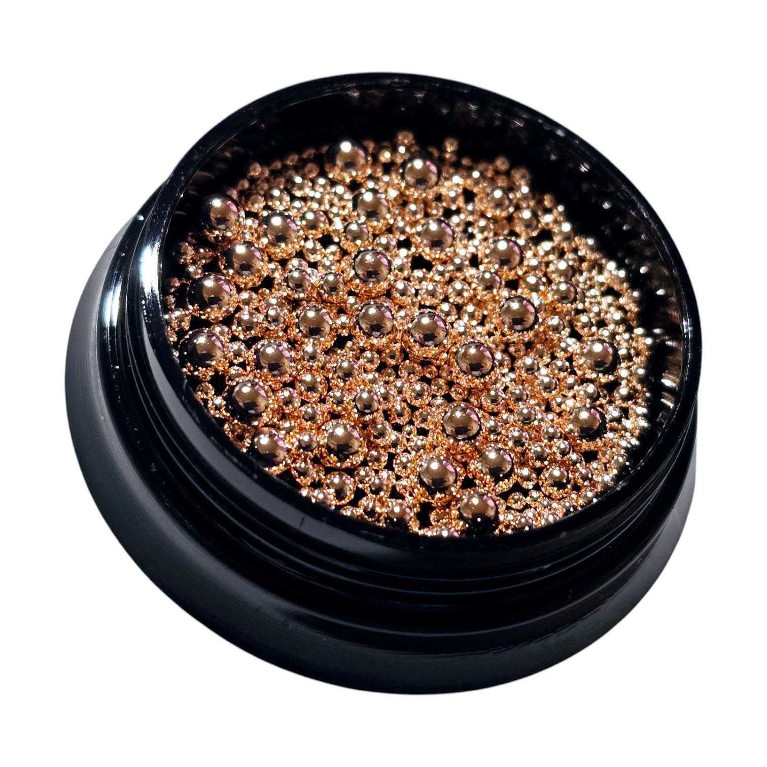 Image of Decor Metalic Decor Unghii Gold Rose Gilded Caviar
