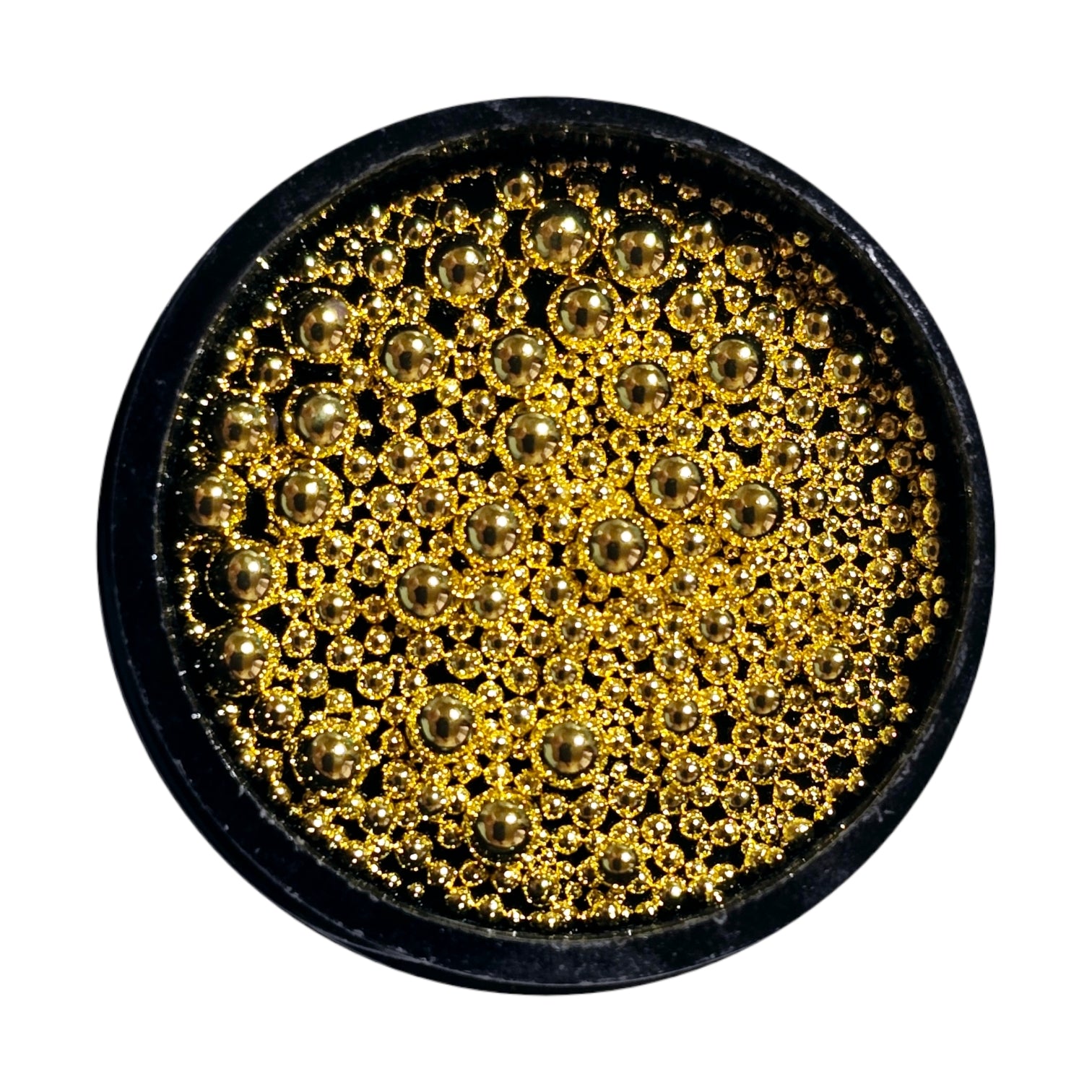 Image of Decor Metalic Decor Unghii Gold Bubble Caviar