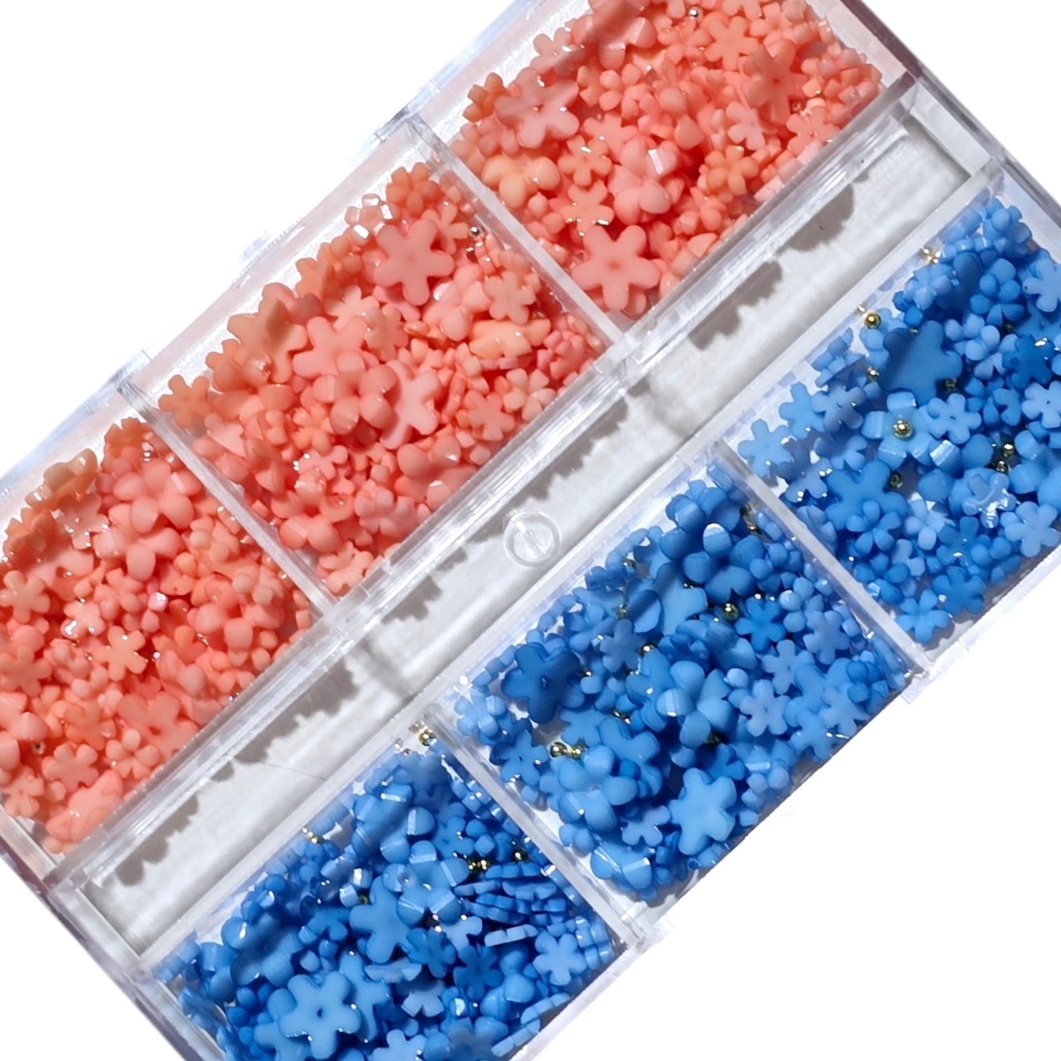 Image of Decor Pentru Unghii Flori+Caviar CoraiBlue