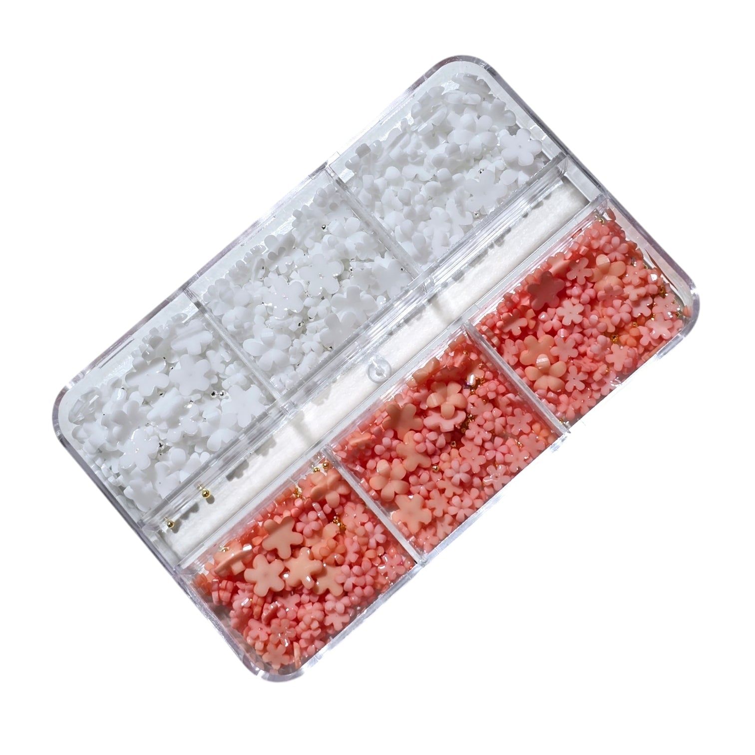 Image of Decor Pentru Unghii Flori+Caviar CoraiWhite