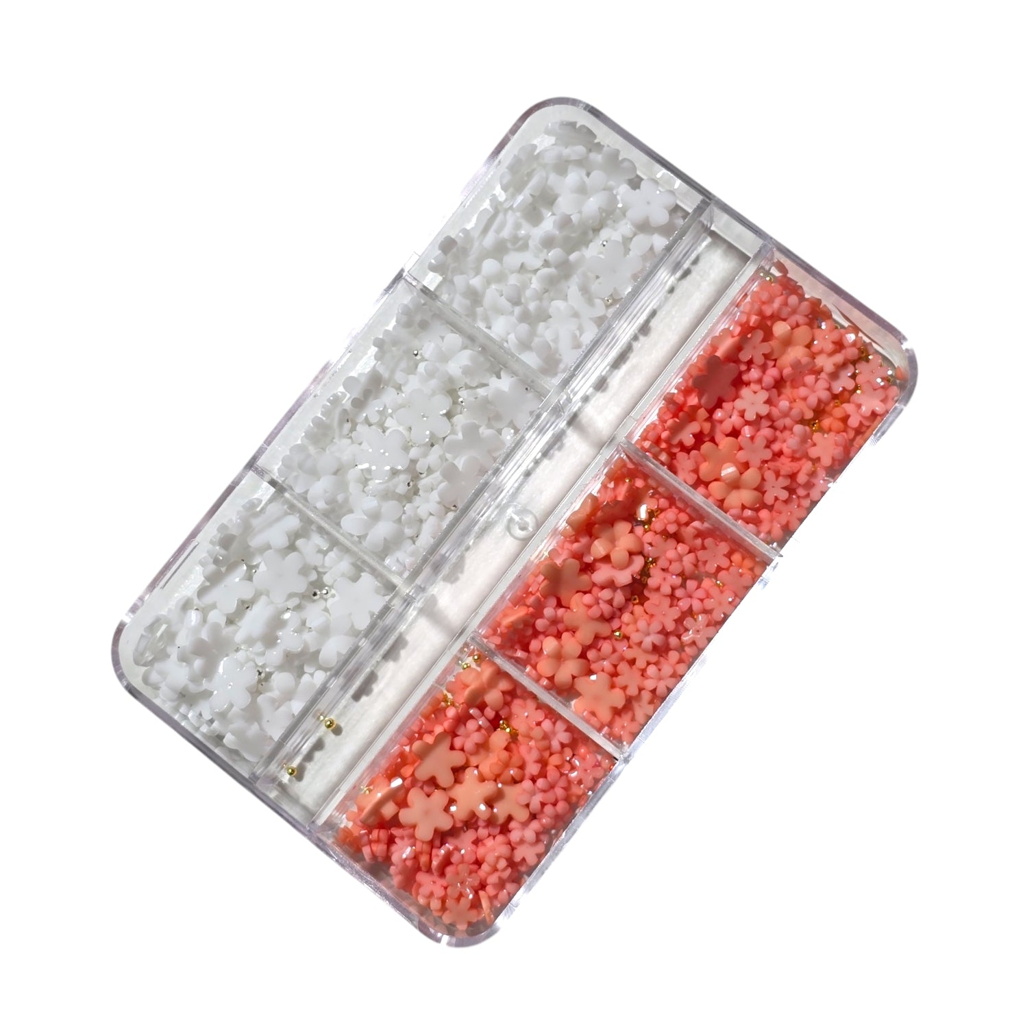 Image of Decor Pentru Unghii Flori+Caviar CoraiWhite