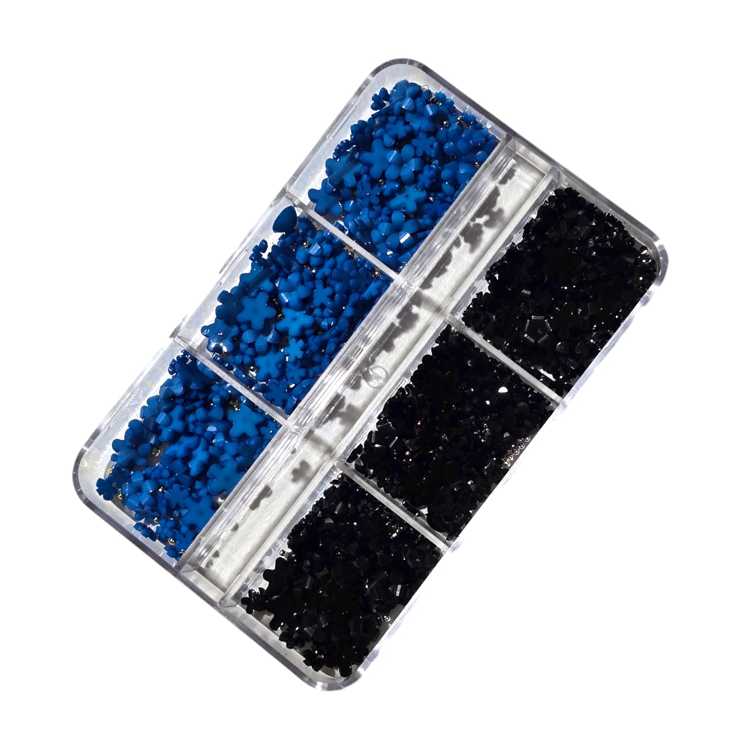 Image of Decor Pentru Unghii Flori+Caviar BlueBlack