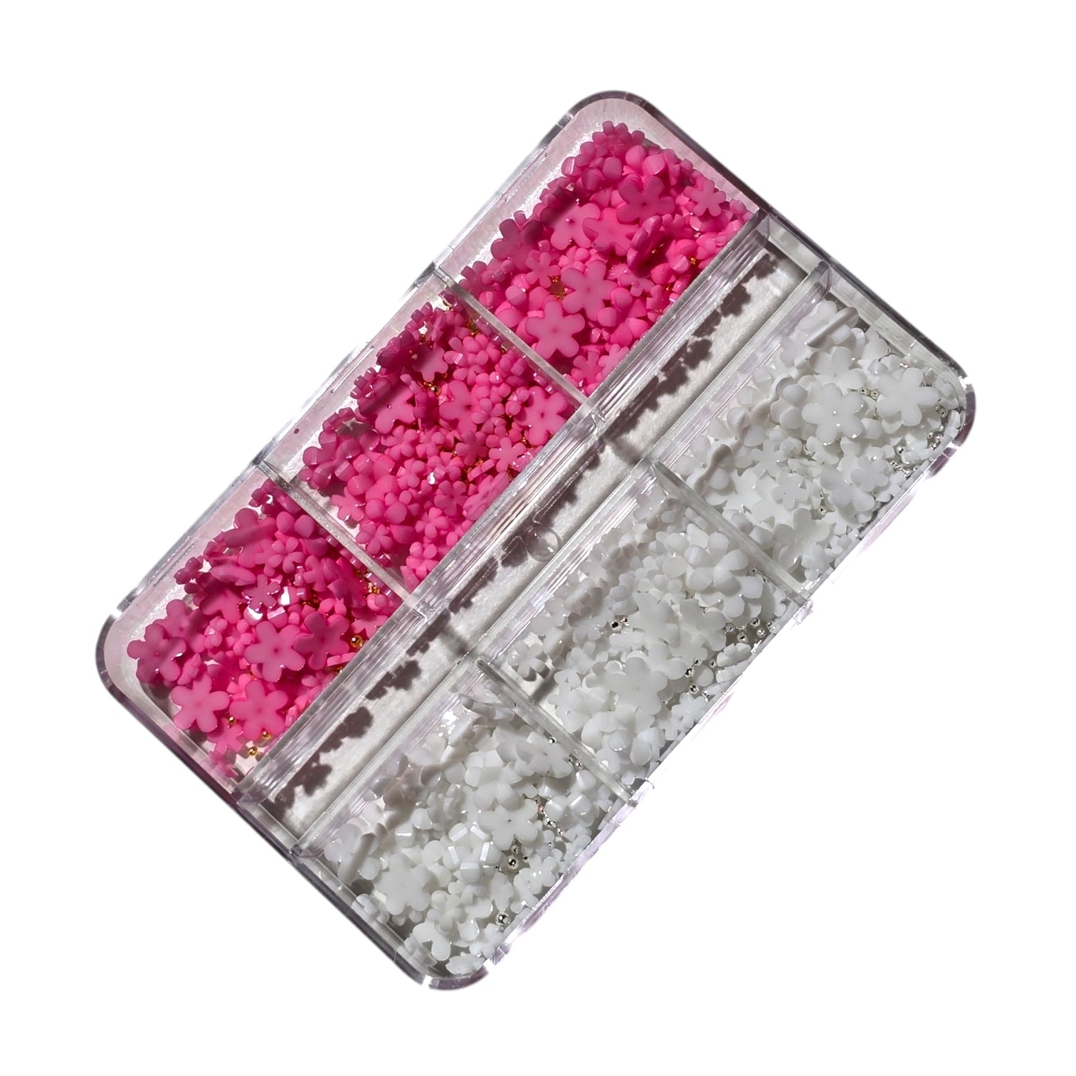Image of Decor Pentru Unghii Flori+Caviar PinkWhite