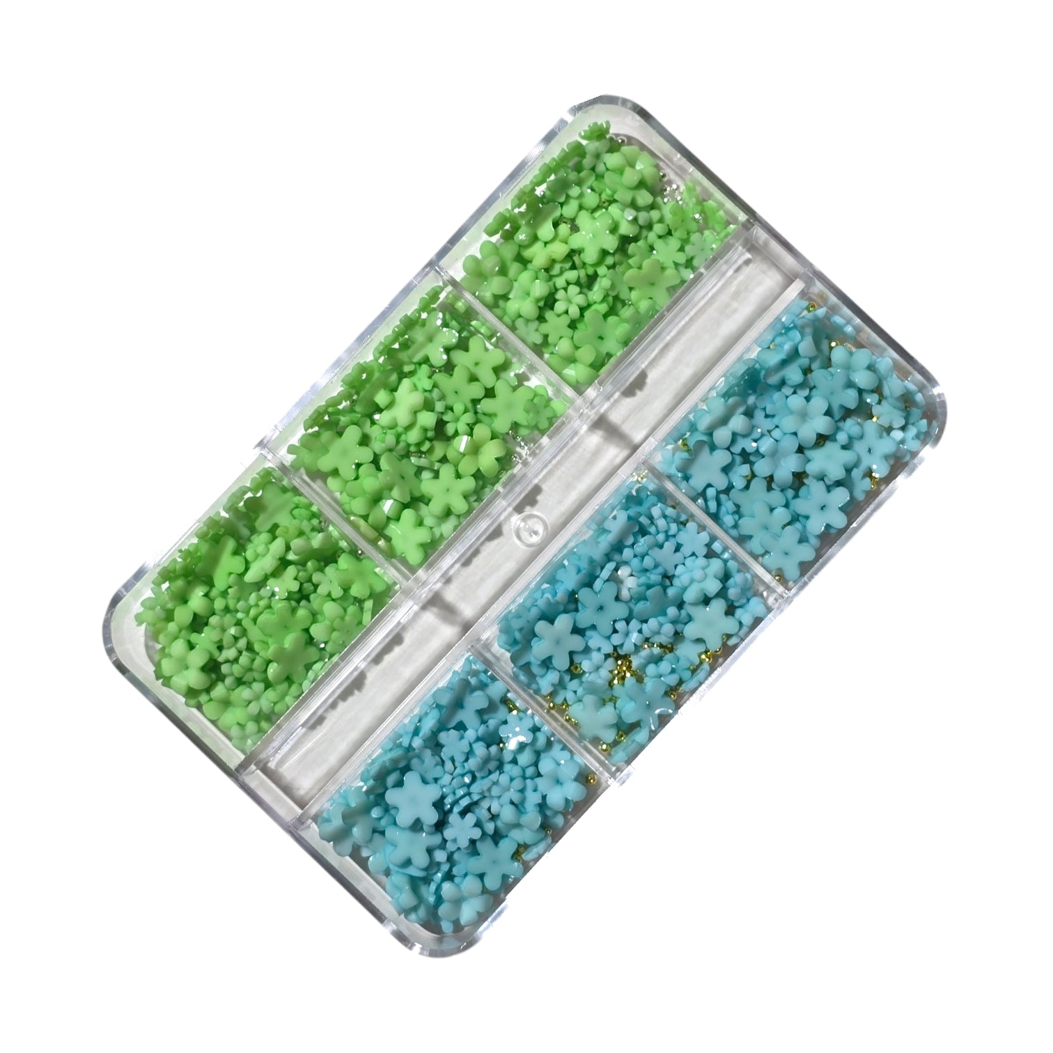 Image of Decor Pentru Unghii Flori+Caviar TourquiseGreen