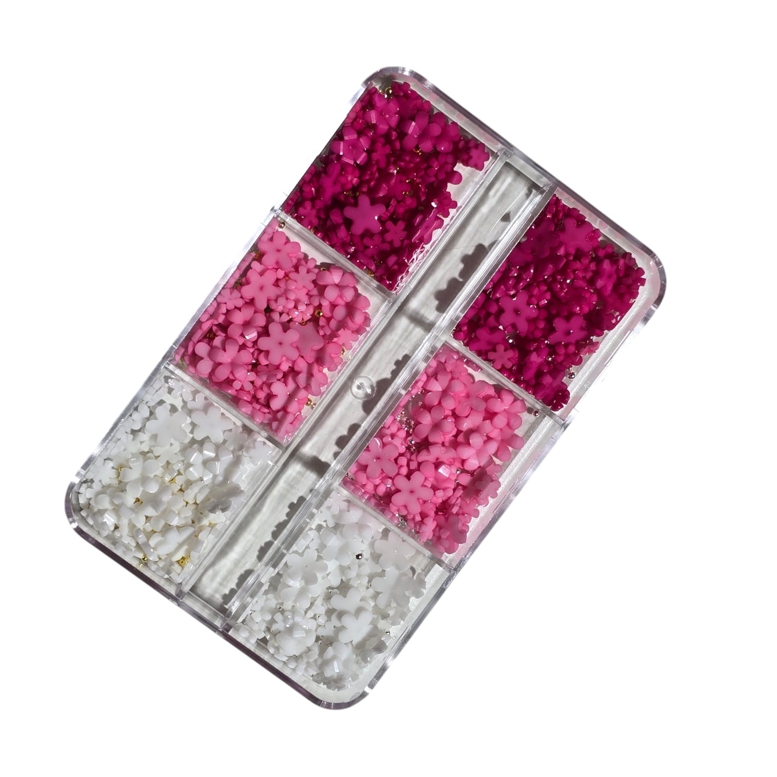 Image of Decor Pentru Unghii Flori+Caviar PinkWhitePink