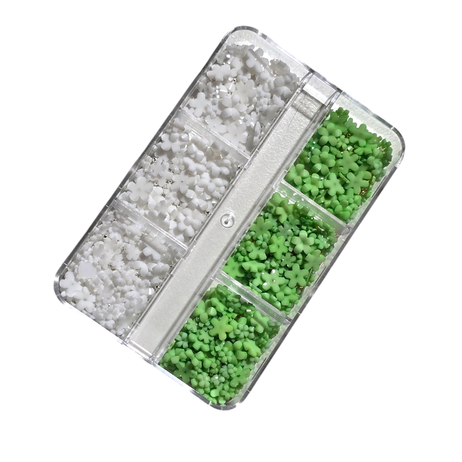 Image of Decor Pentru Unghii Flori+Caviar GreenWhite