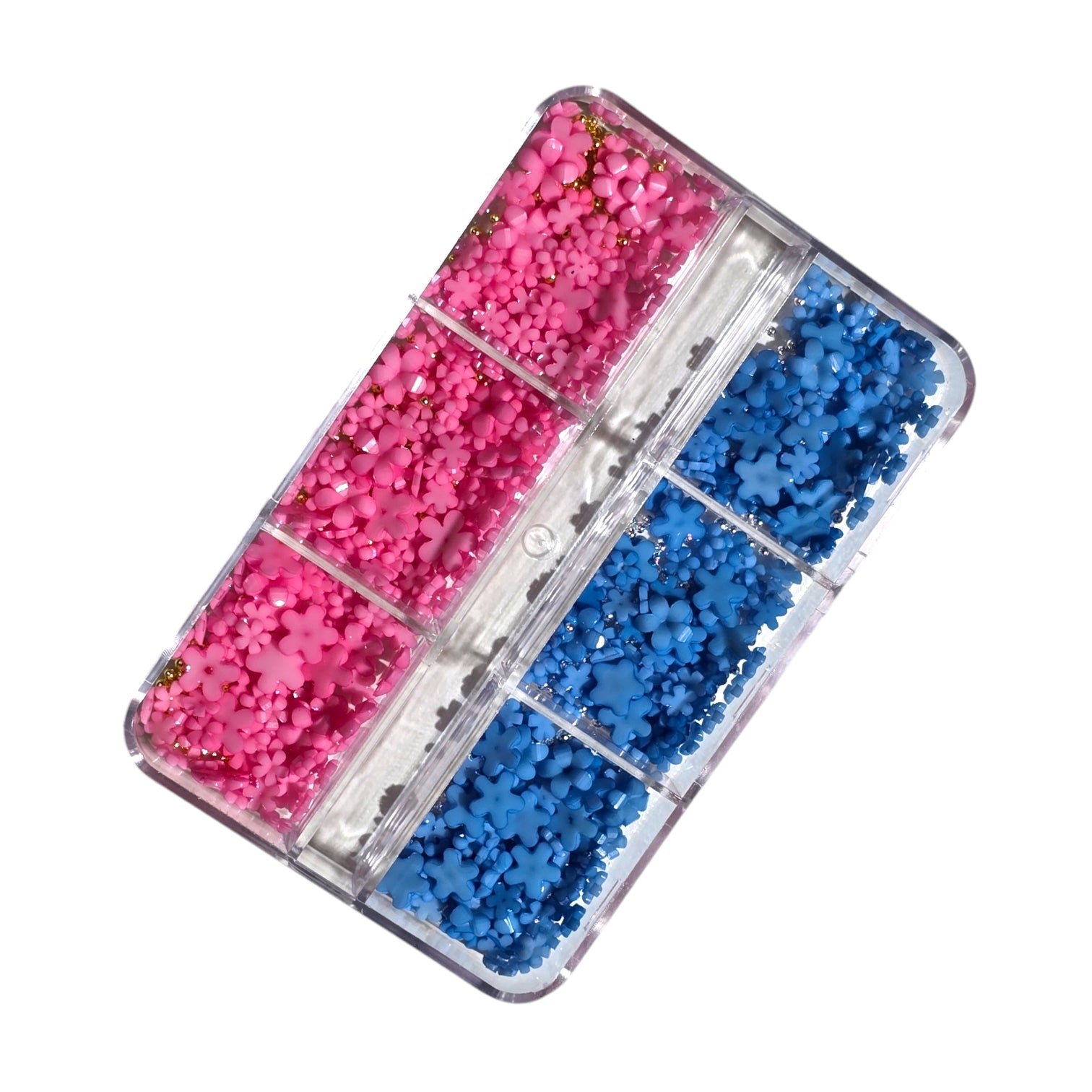 Image of Decor Pentru Unghii Flori+Caviar PinkBlue