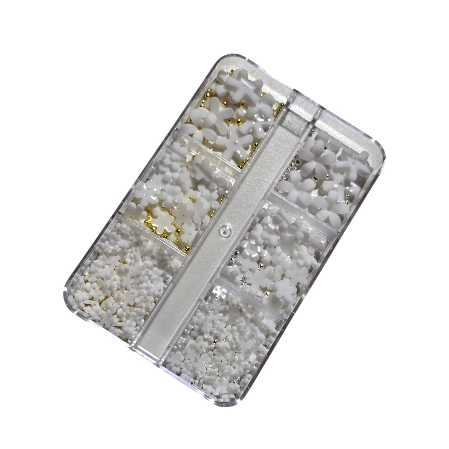 Image of Decor Pentru Unghii Flori+Caviar WhiteAG-AU