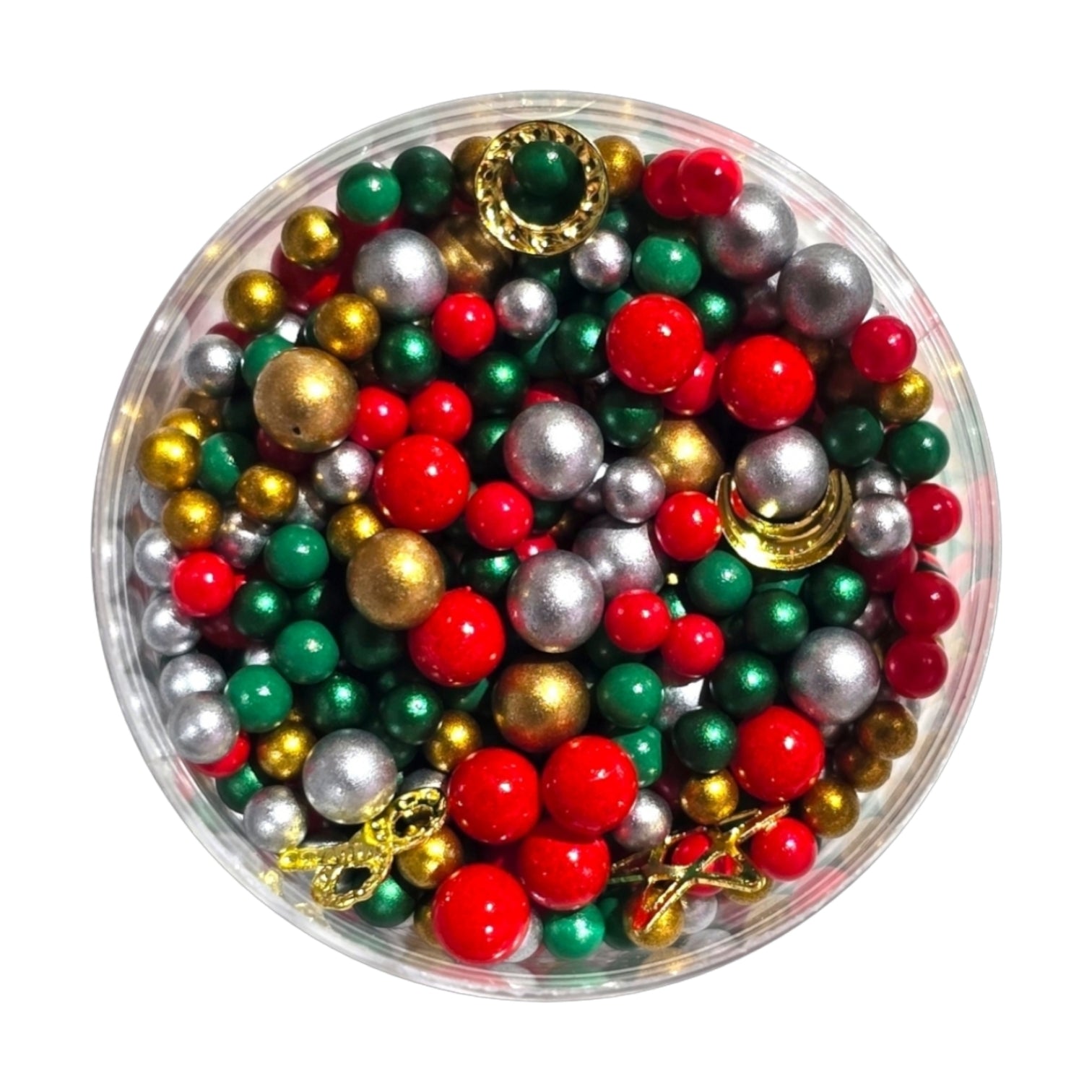Image of Decor Unghii Christmas Bubble Color