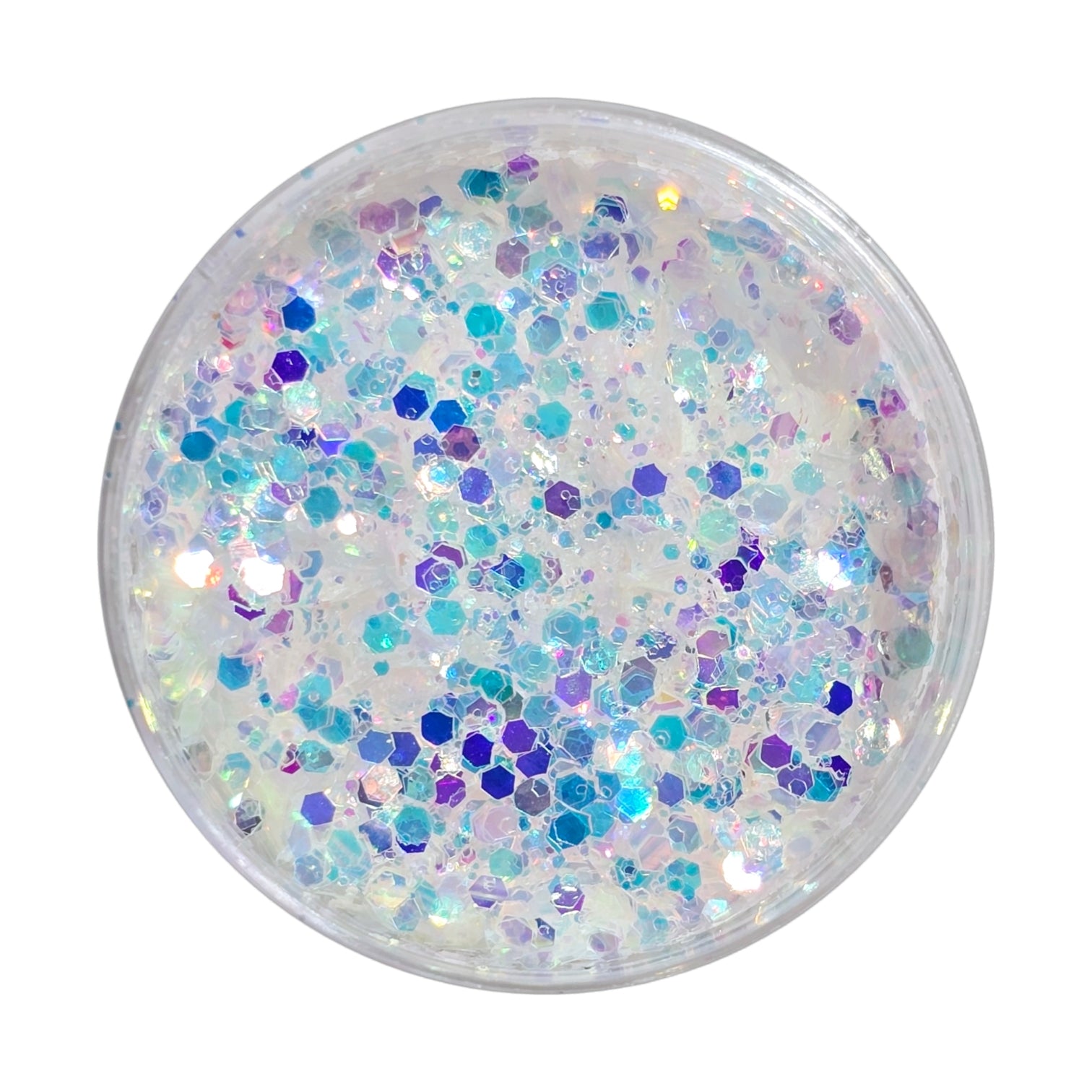 Image of Decor Unghii Glitter White ALUX