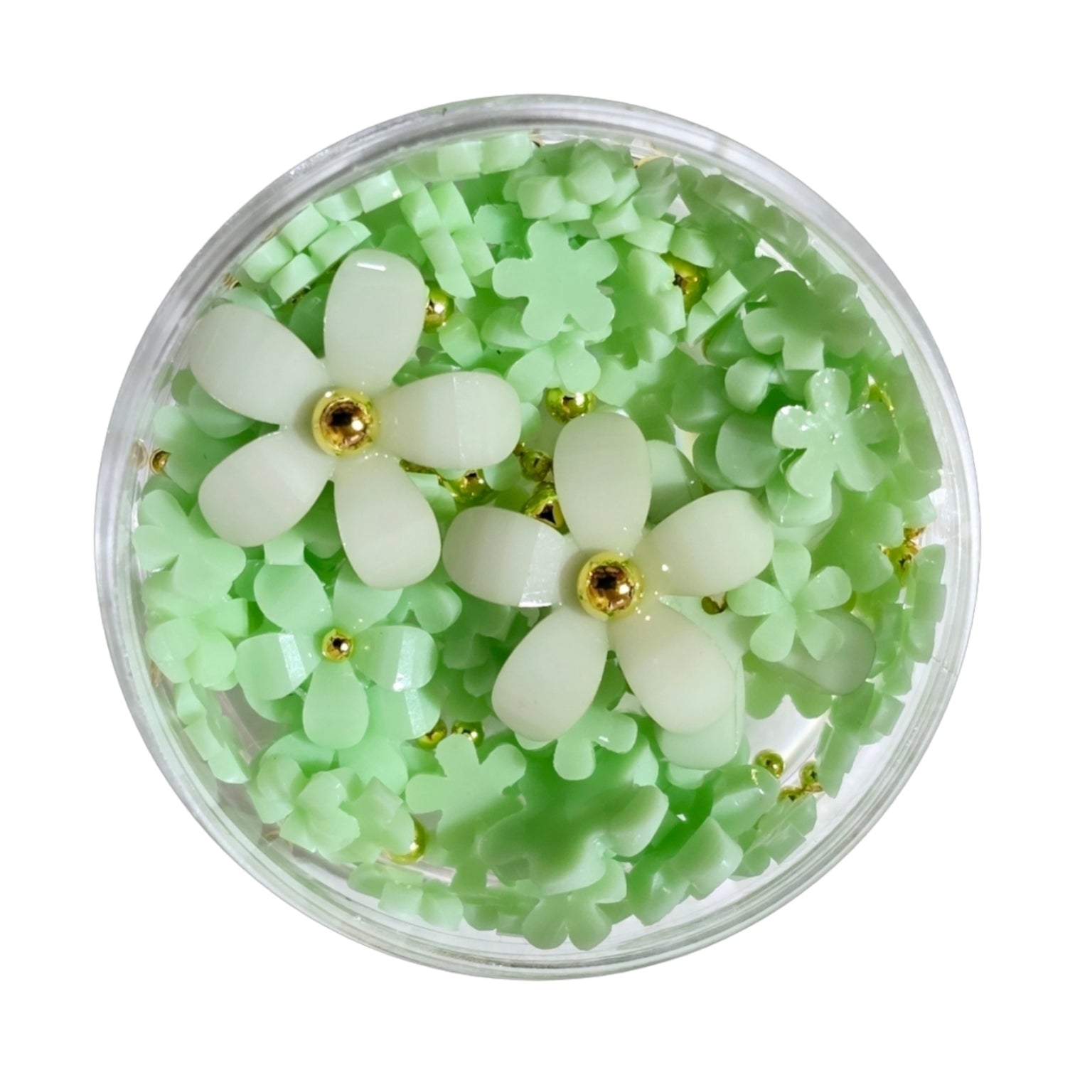 Image of Decor Unghii Flori CHARMIX Verde