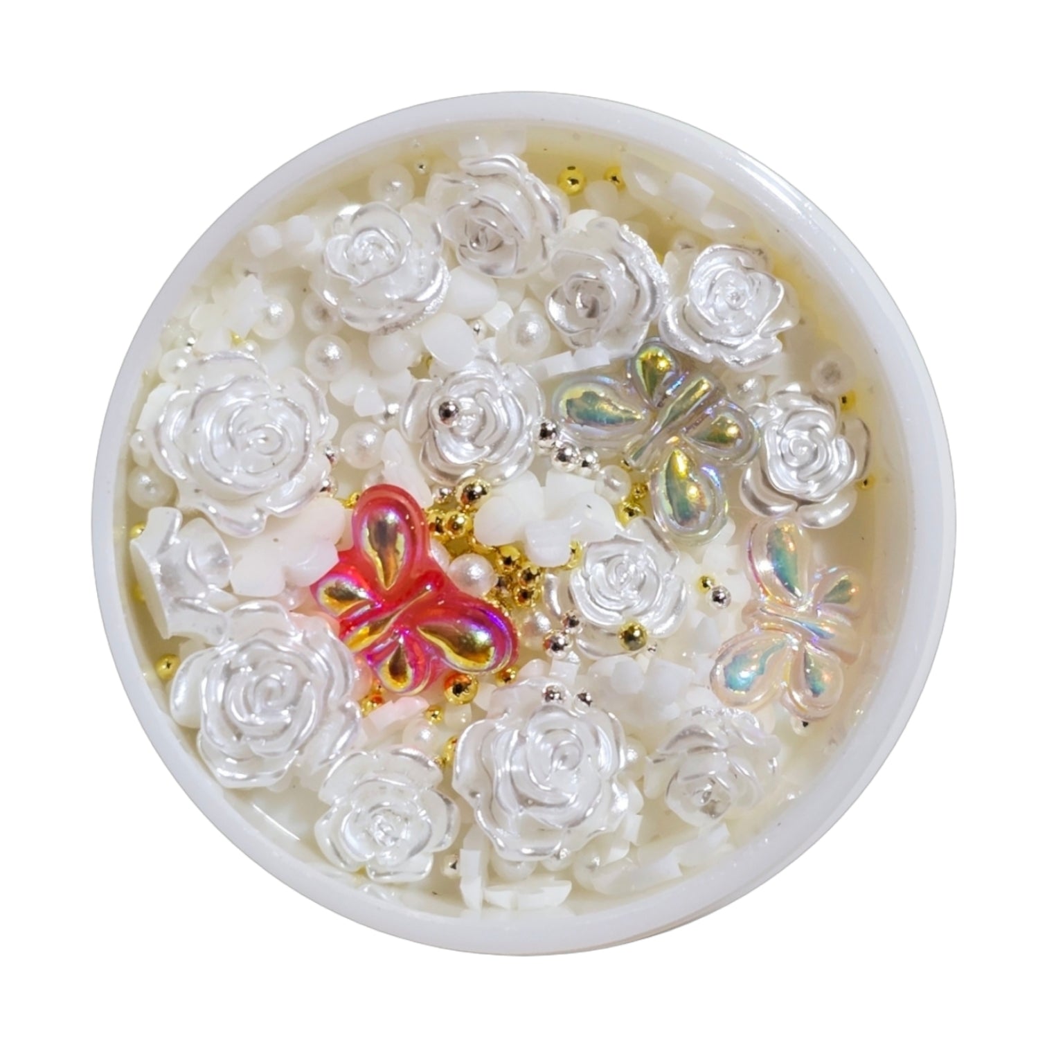 Image of Decor Unghii Mix Forme W/White