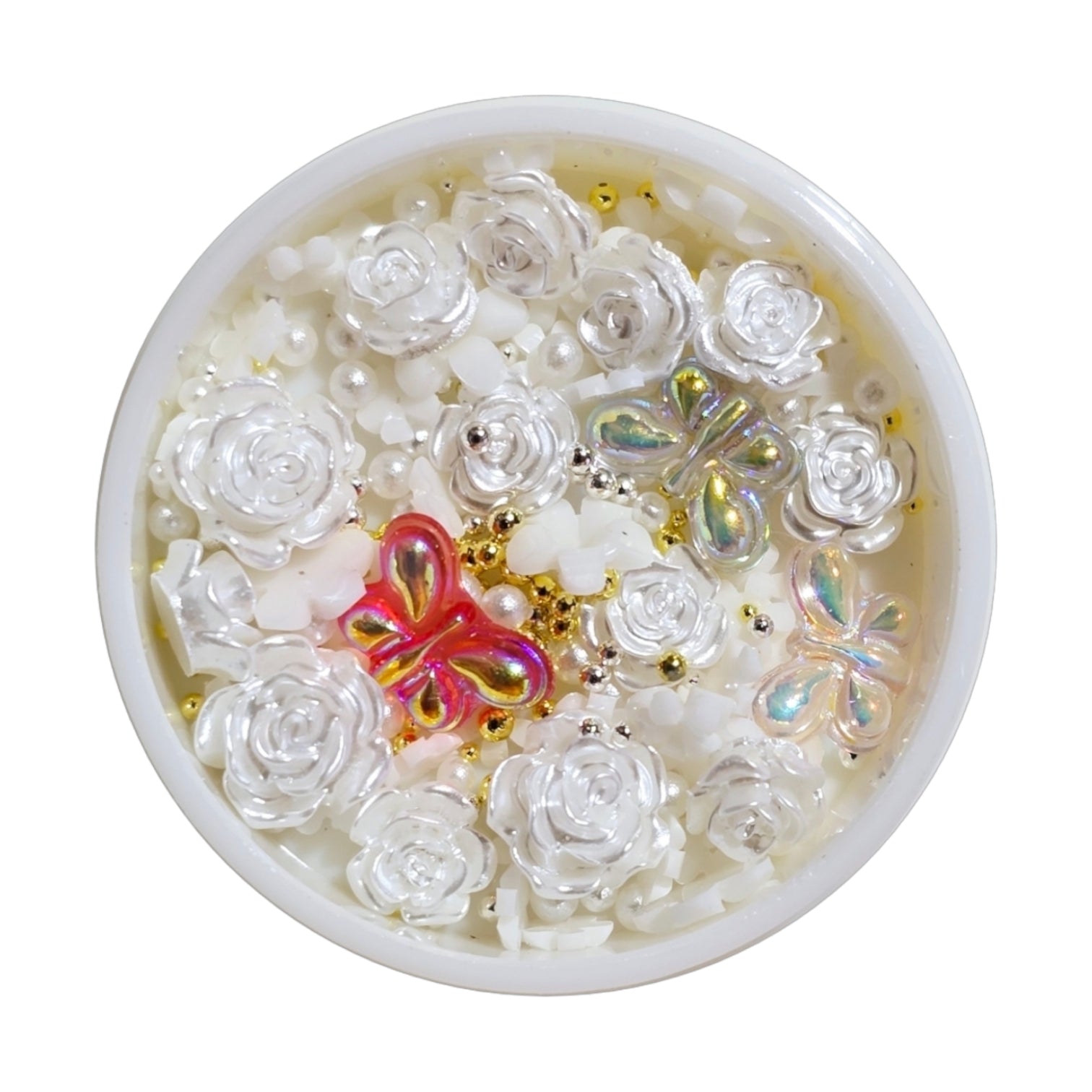 Image of Decor Unghii Mix Forme W/White