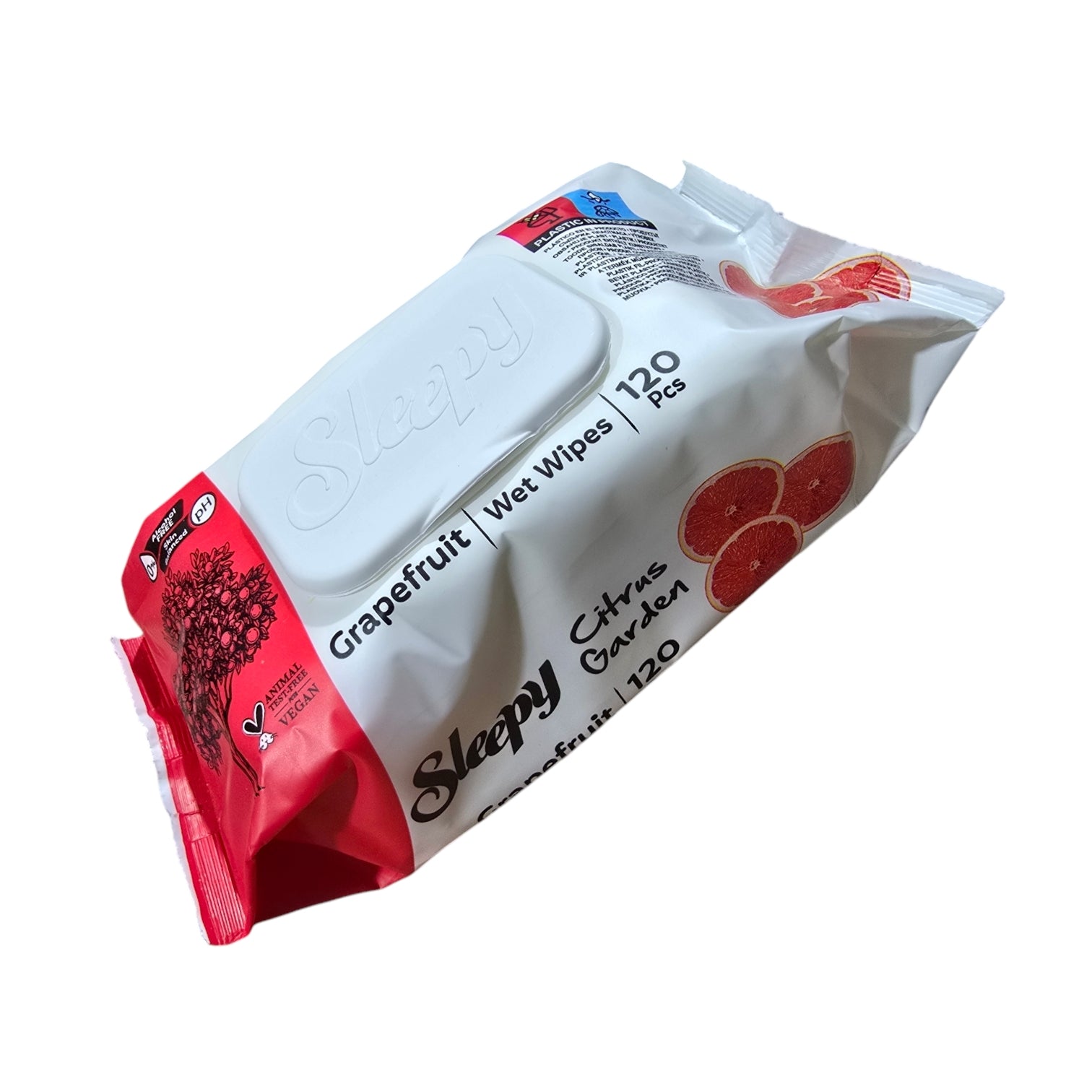 Image of Servetele Umede cu Capac Sleepy Grapefruit, 120 Buc/Pax