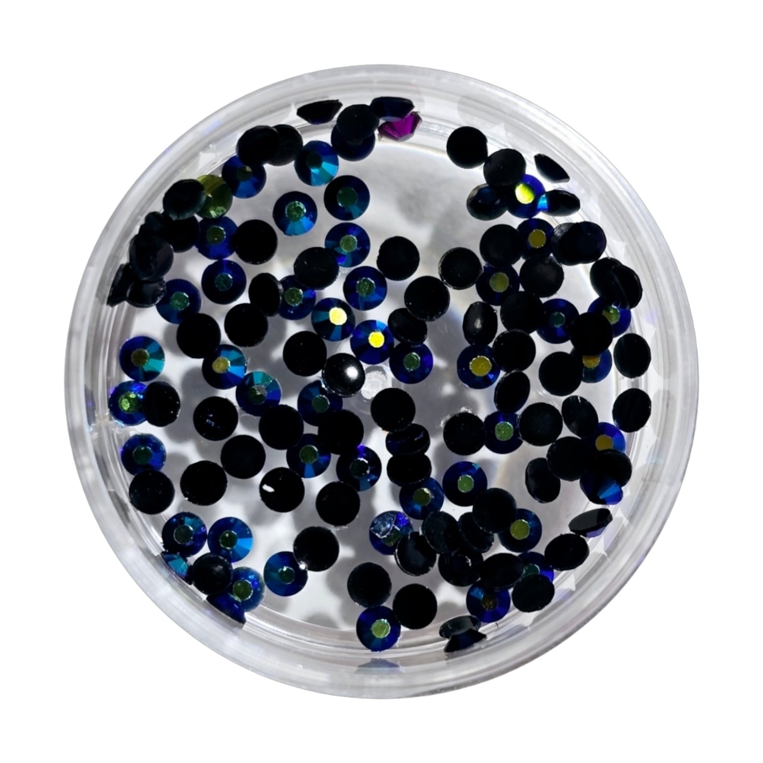 Image of Decor Unghii Strasuri 2mm Blue Regal