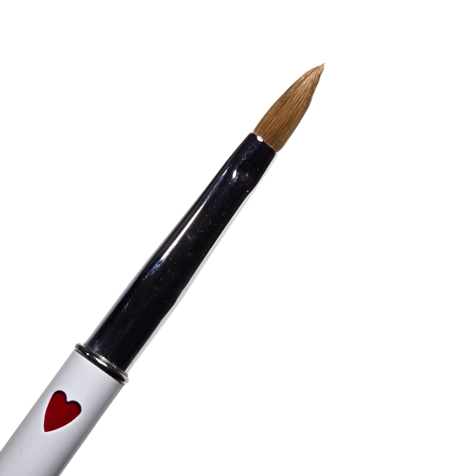 Pensula  Polygel Acryl Coria Nr 6  Heart Kolinsky