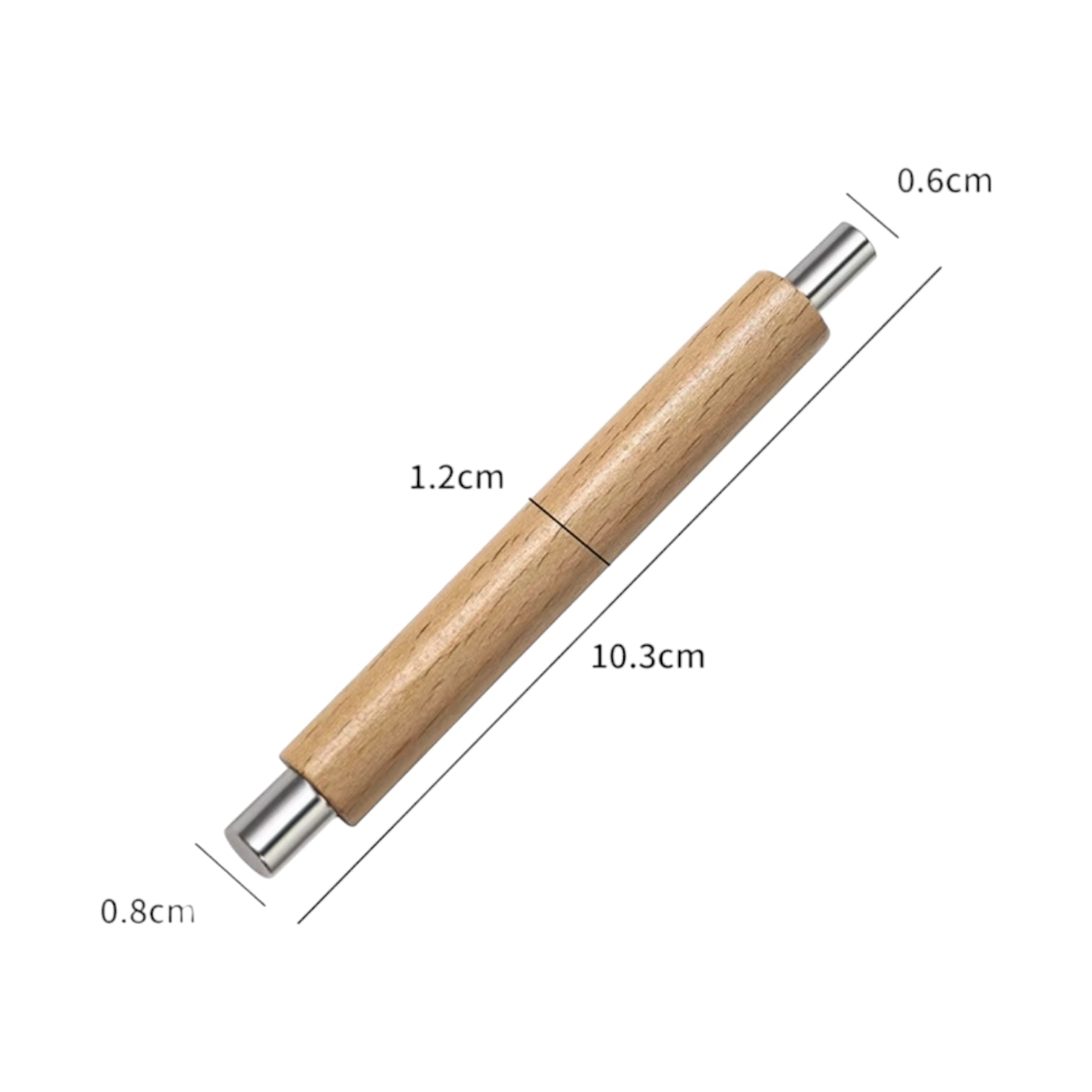 Image of Magnet Cat Eye 2 Capete WOOD