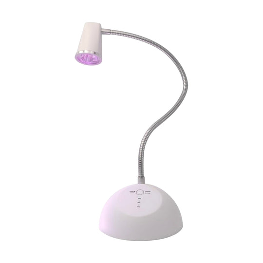 Lampă UV/LED Fast Lamp cu braț flexibil, reîncărcabilă, bază albă