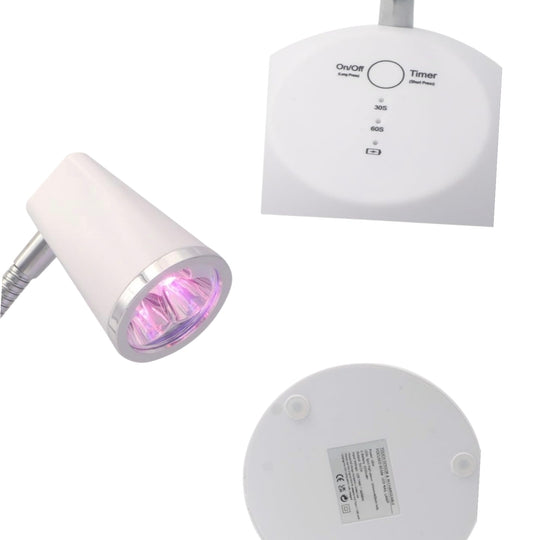 Lampă UV/LED Fast Lamp – capul lămpii și butoanele bazei